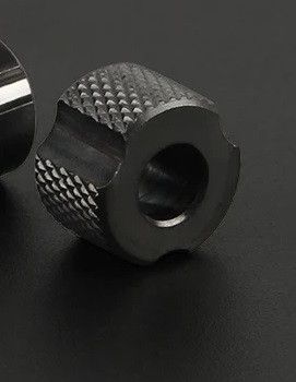 Handmade Black Titanium Knife Beads Paracord Bead Zipper Umbrella Size ONE SIZE - 1 Thumbnail
