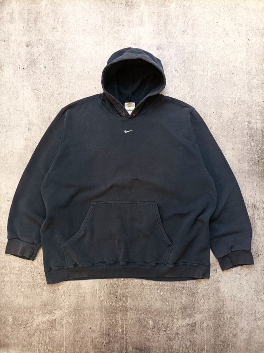 Vintage nike discount middle swoosh hoodie