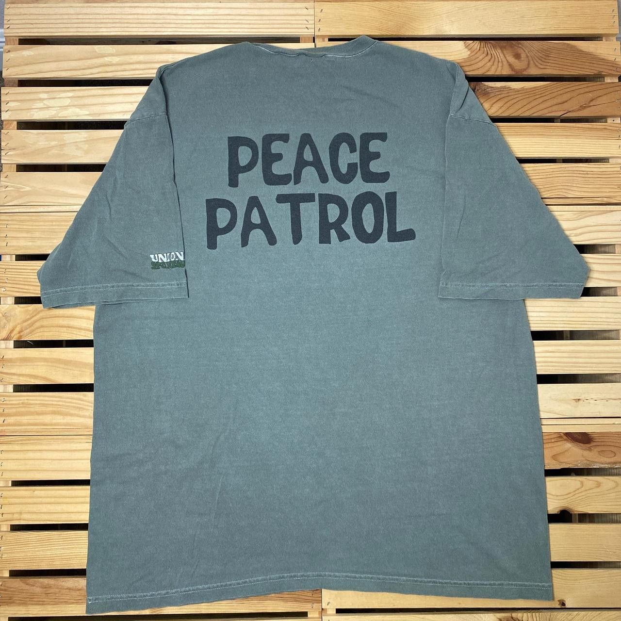 UNIONBAY Vintage Woodstock 1999 Peace Patrol Green Tee Size 2XL Size US XXL / EU 58 / 5 - 2 Thumbnail