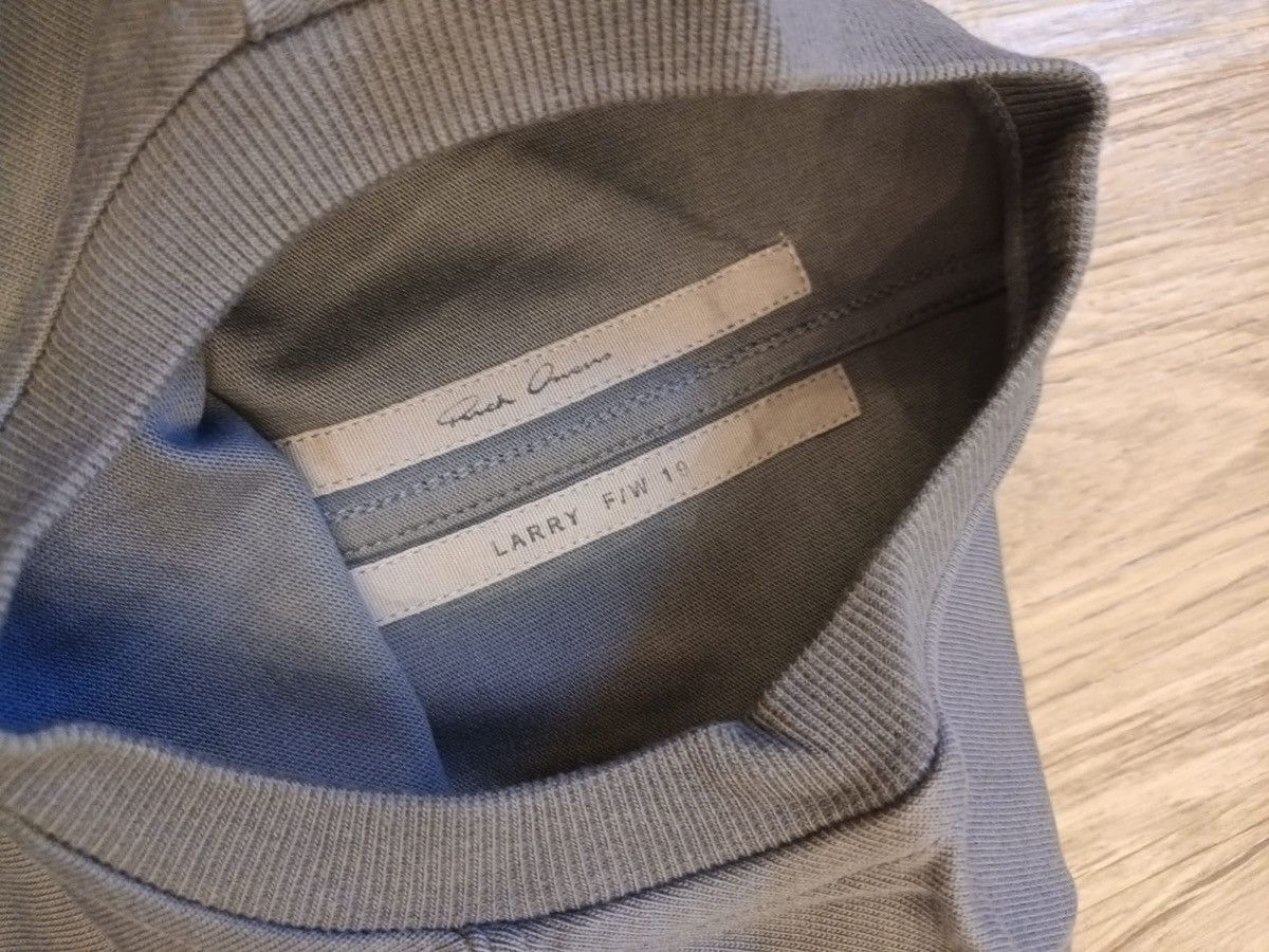 Rick Owens Drkshdw Rick Owens FW19 Larry Long Sleeve (Gray) Size US L / EU 52-54 / 3 - 5 Thumbnail