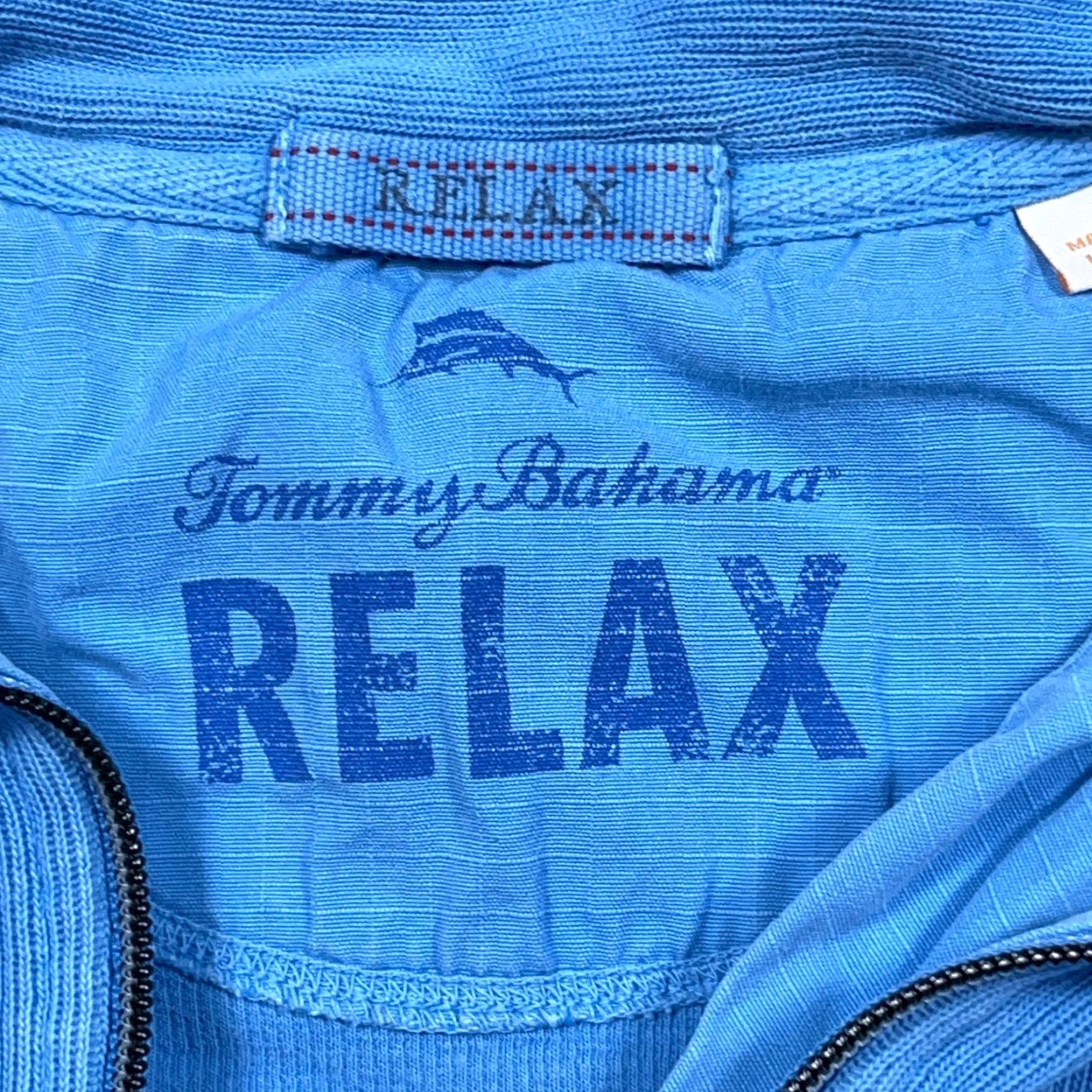 Tommy Bahama Tommy Bahama Sweater Men Large Light Blue Pullover 1/4 Zip Knit Pullover Casual Classic Relaxed Mens Knit-Sweater Blue Size L Size US L / EU 52-54 / 3 - 5 Thumbnail