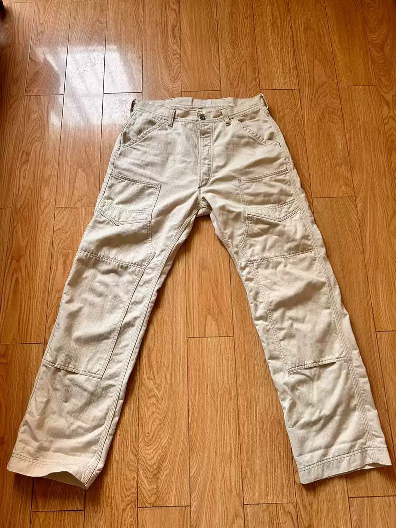 image of Freewheelers Construction Worker Construction Worker's Overalls in Beige, Men's (Size 32)