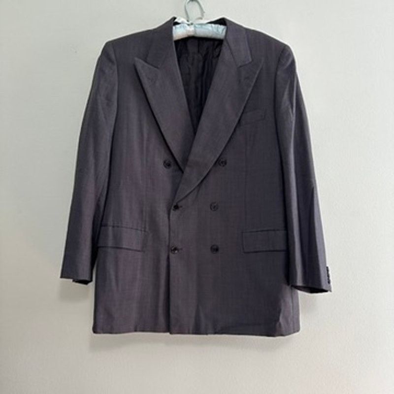 Brioni Brioni gray double breasted blazer size 40R Size 40R - 2 Thumbnail