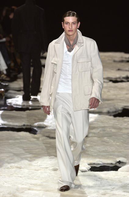 Gucci GUCCI Pants Trousers Beige Cotton Runway Vintage TOM FORD Size US 34 / EU 50 - 1 Thumbnail