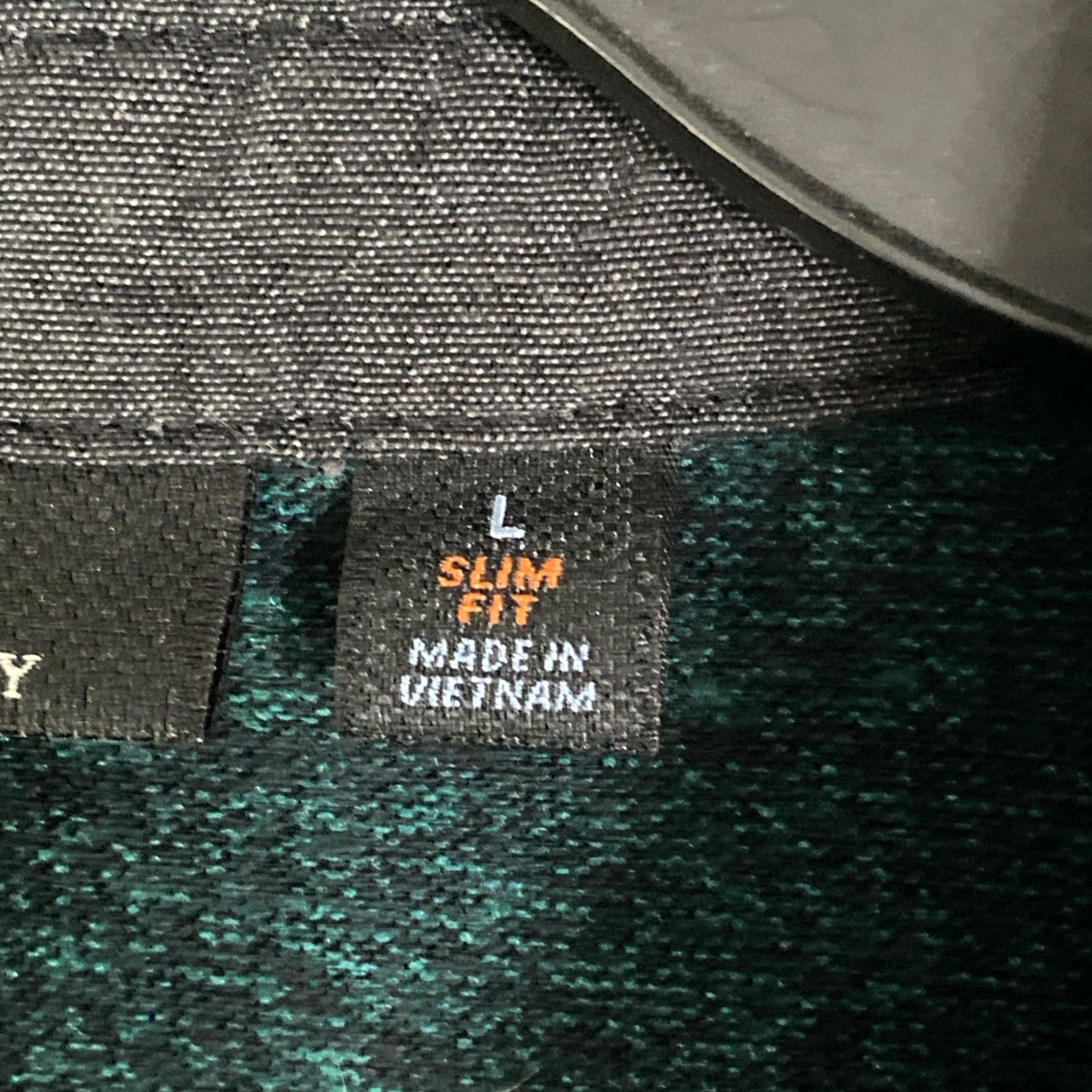 Vintage Marc Anthony Mens Long Sleeve Polo Shirt Slim Lightweight Green Large L Button-Up Shirt Size US L / EU 52-54 / 3 - 5 Thumbnail