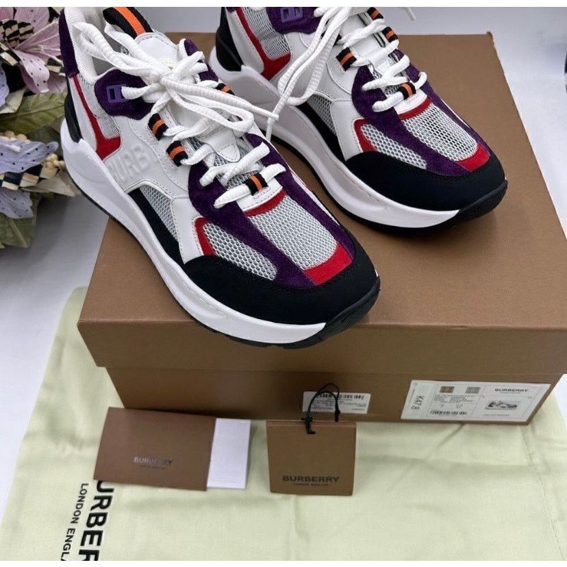 Burberry Men’s Burberry logo print trainer sneakers size 8 Size US 8 / EU 41 - 2 Thumbnail