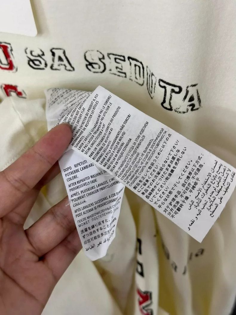Gucci Beige letter printed short-sleeved T-shirt
