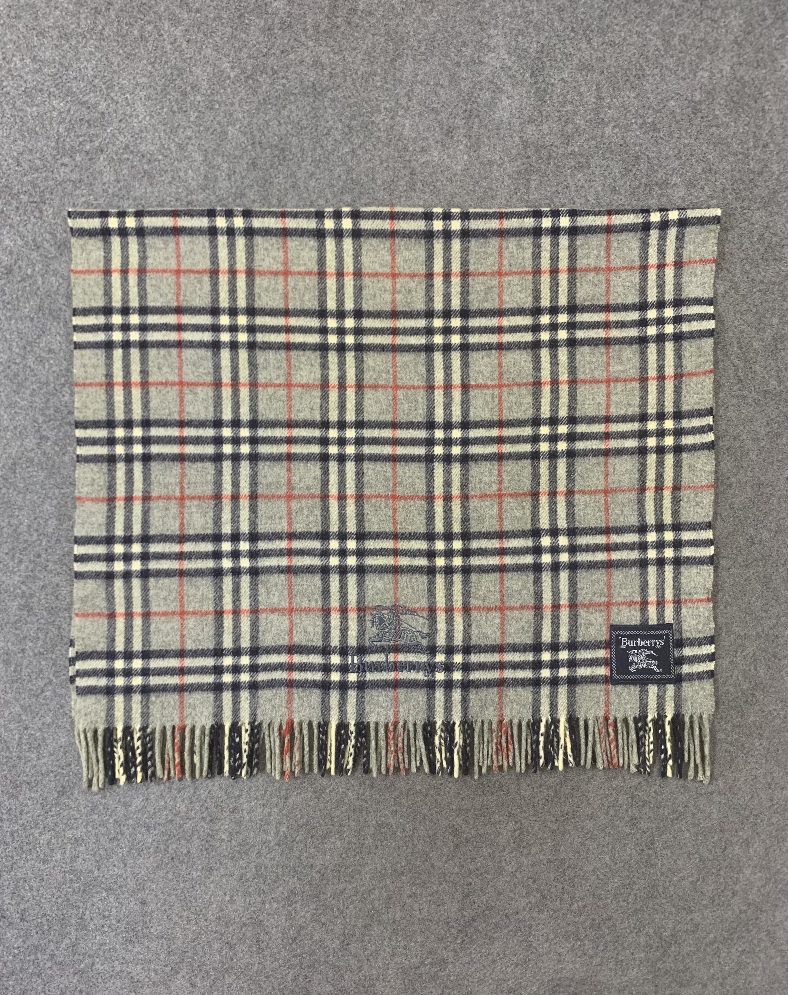 Burberry Burberry Scarf Wool Muffler Neck Wrap BL9280 Size ONE SIZE - 2 Thumbnail