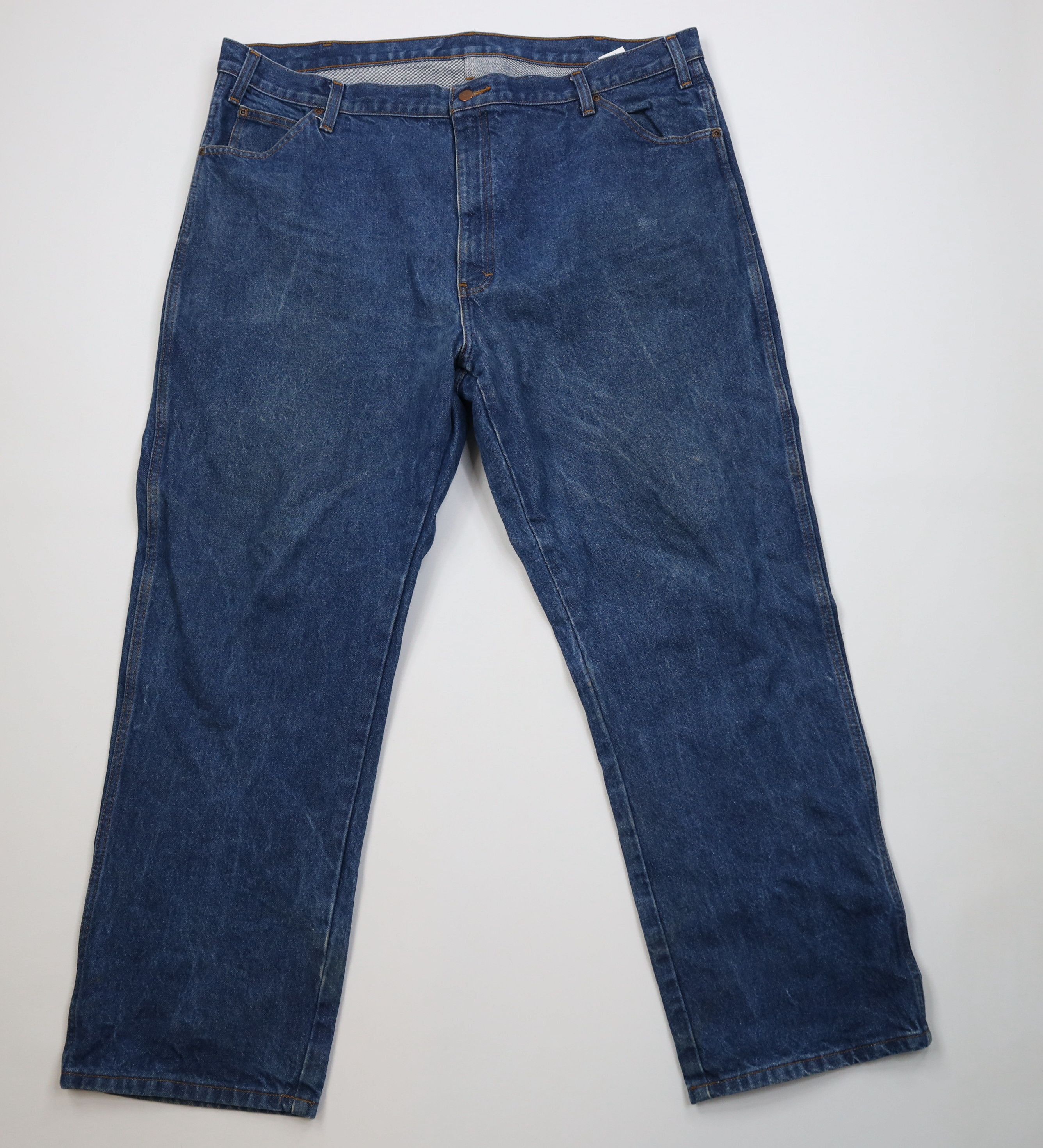 Vintage Y2K Dickies Relaxed Fit Wide Leg Denim Jeans Blue