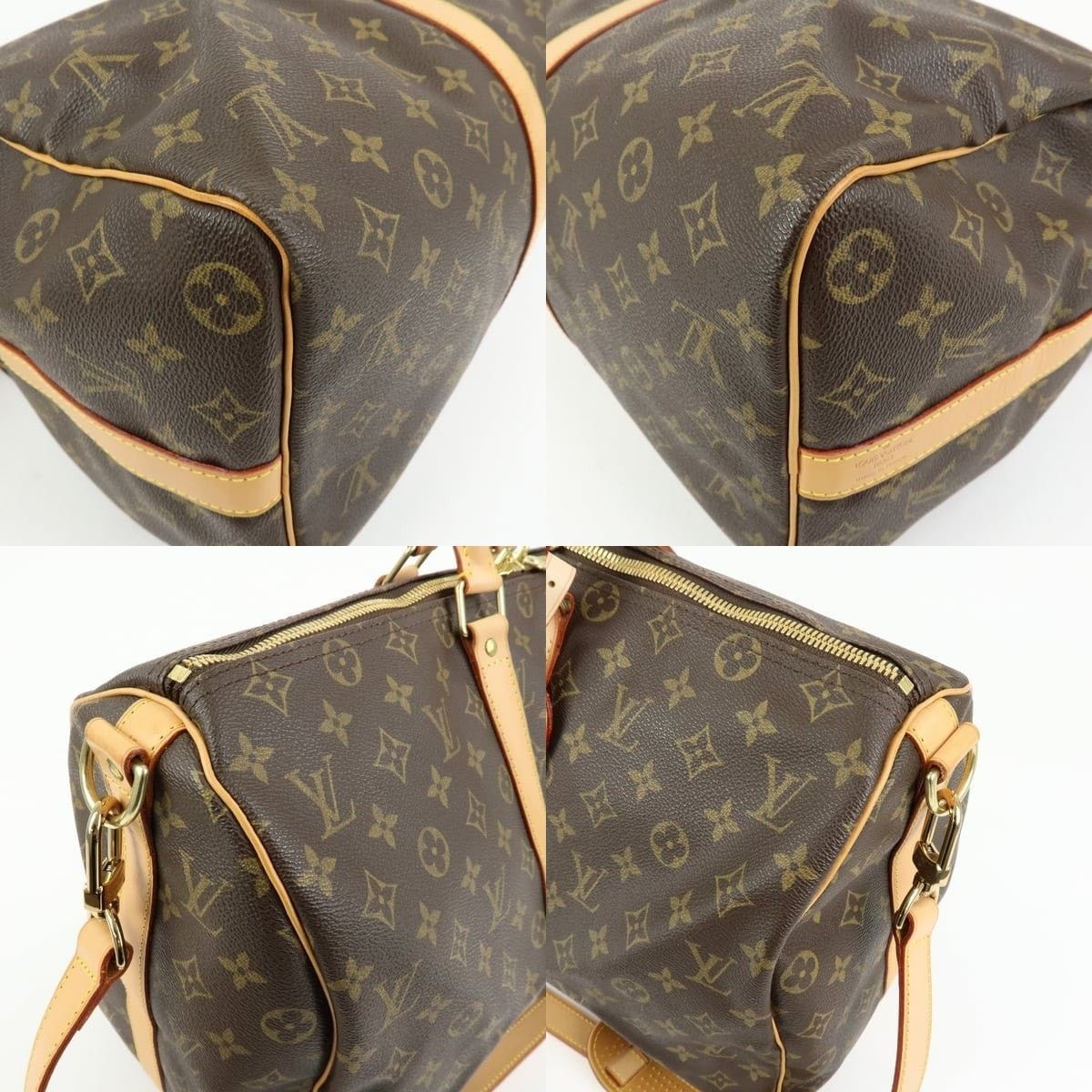 Louis Vuitton Louis Vuitton Monogram Keepall Bandouliere 45 Duffle Bag Size ONE SIZE - 5 Thumbnail