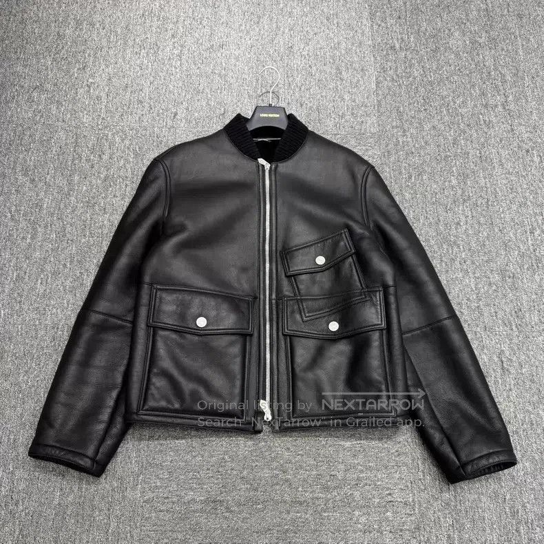 Hermes Hermes Shearling leather jacket Size US L / EU 52-54 / 3 - 1 Thumbnail