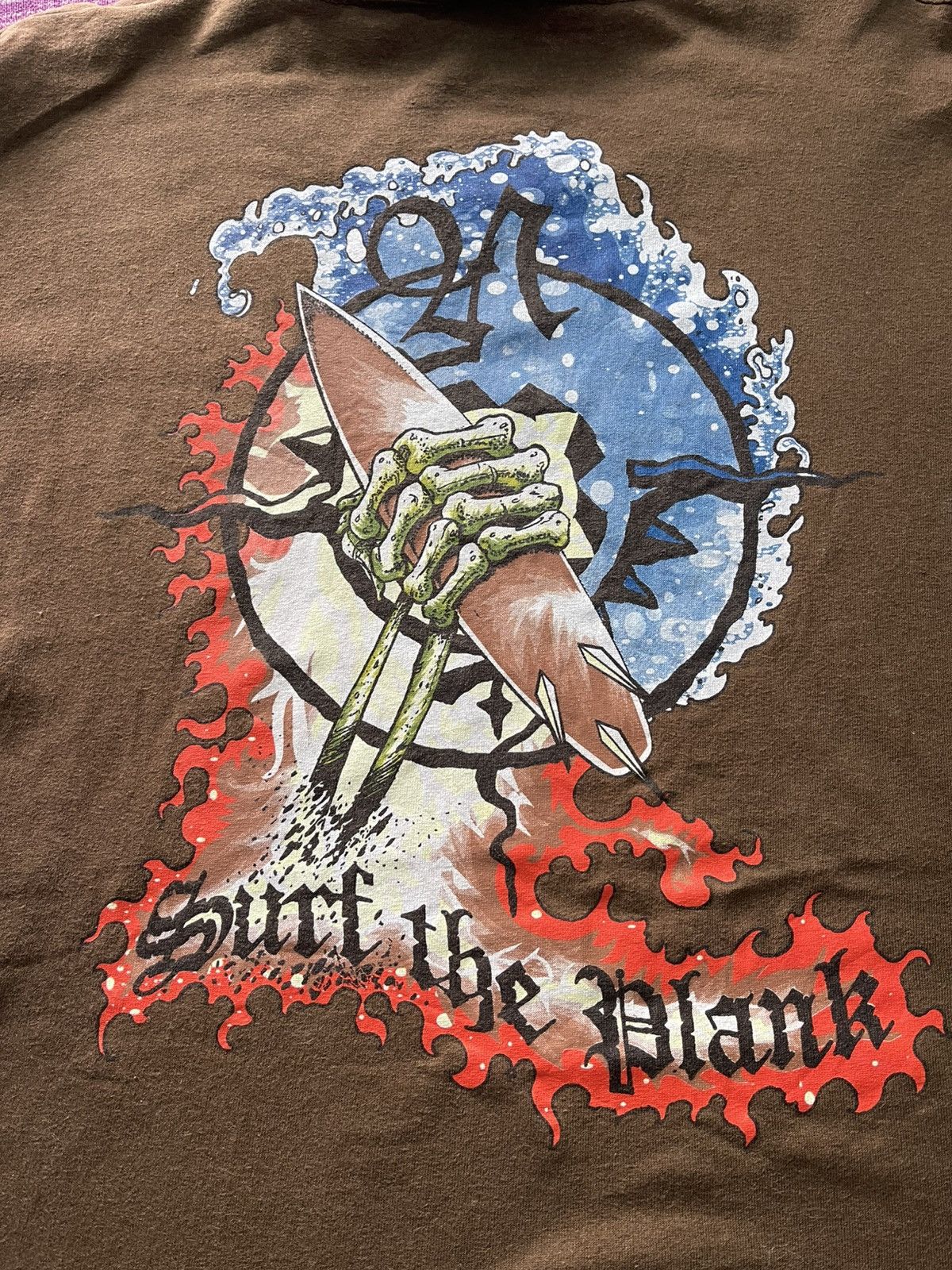 Vintage VINTAGE SURF THE BLANK BACK HIT VERY RARE Size US XL / EU 56 / 4 - 6 Thumbnail