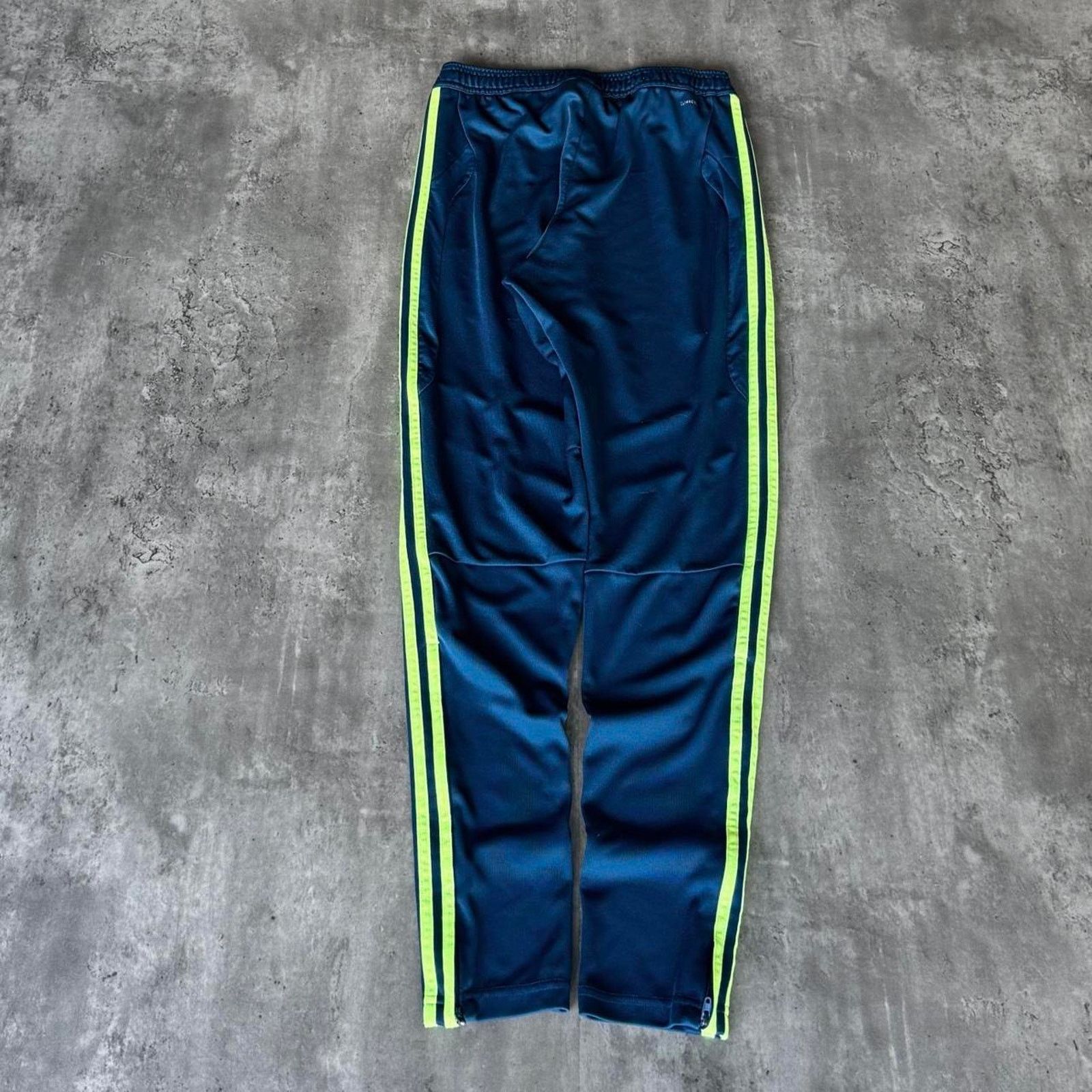 Adidas × Vintage Vintage Y2K Adidas Blue & Green Three Stripes Sweatpants Size US 28 / EU 44 - 2 Thumbnail