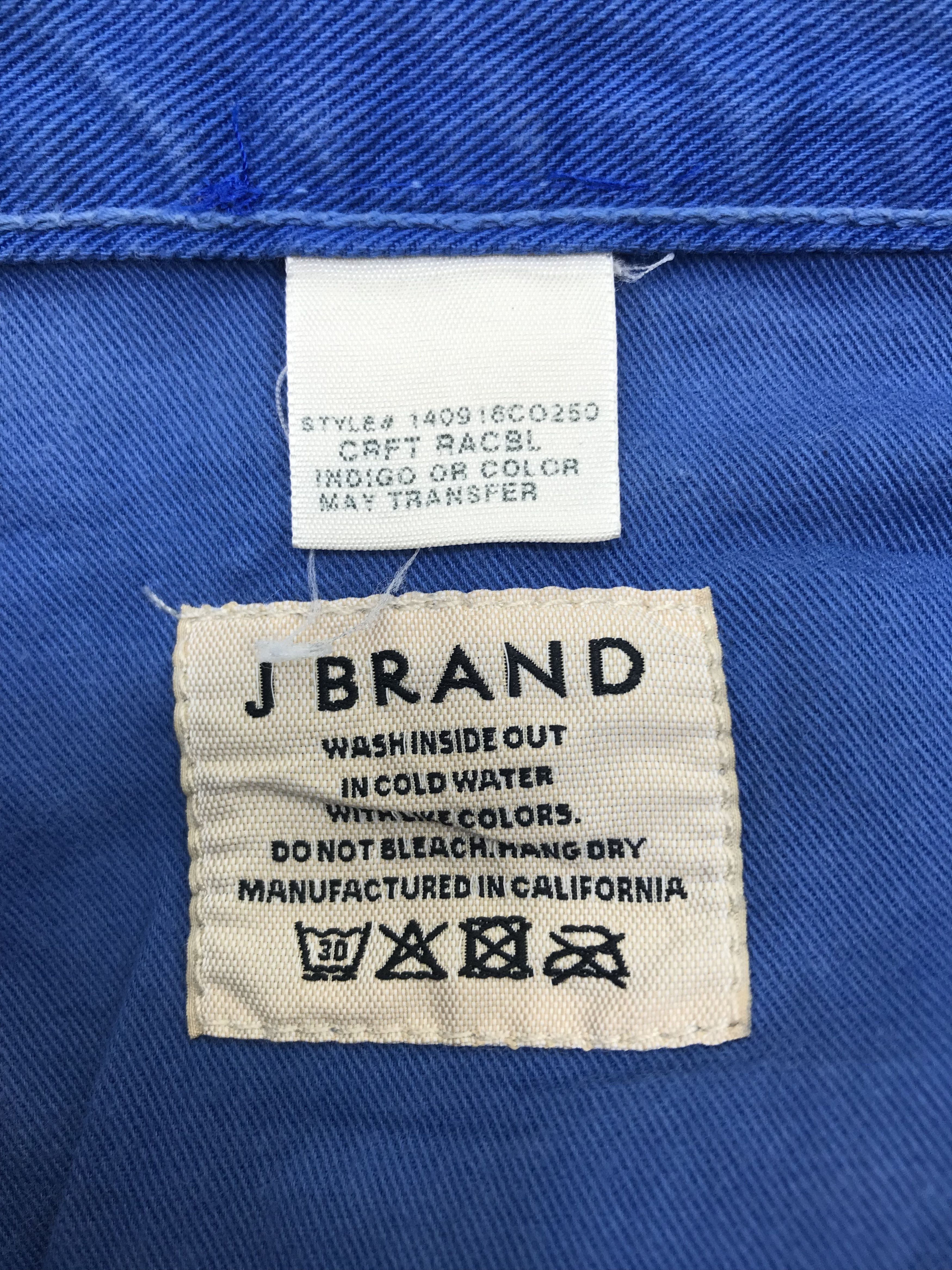 J Brand Vintage J Brand Indigo Blue Straight Cut Jeans Size US 31 - 12 Thumbnail