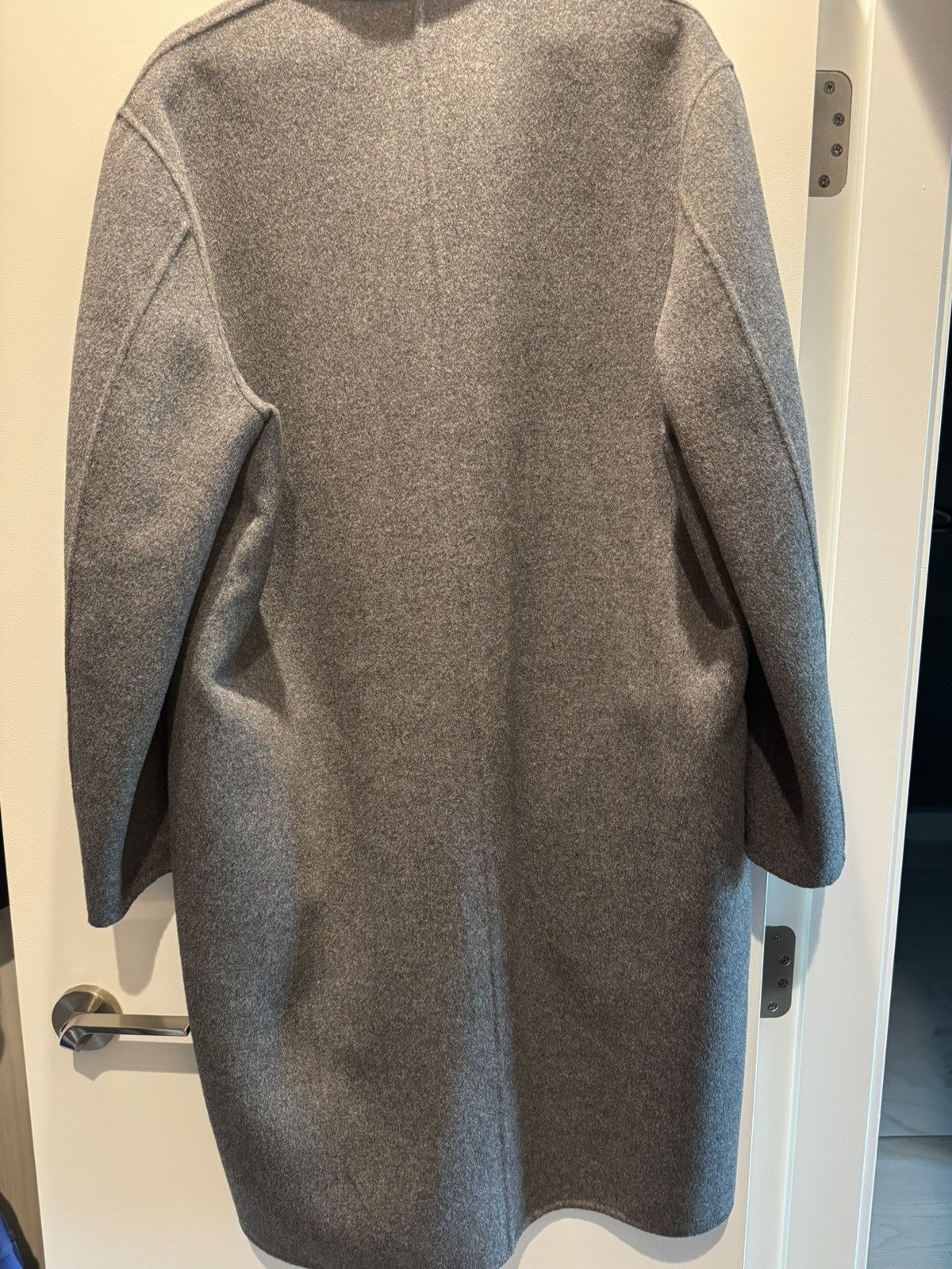 Acne Studios Acne Studios Grey Wool Long Coat Size US M / EU 48-50 / 2 - 7 Thumbnail