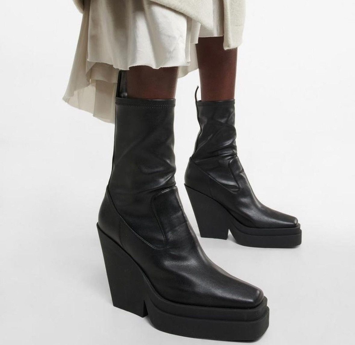 Gia 15 faux leather ankle boots