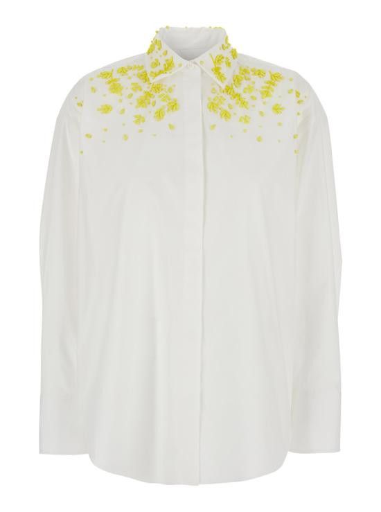 MSGM MSGM Women Shirts 3842MDE23X25731501 White Size XS / US 0-2 / IT 36-38 - 1 Thumbnail