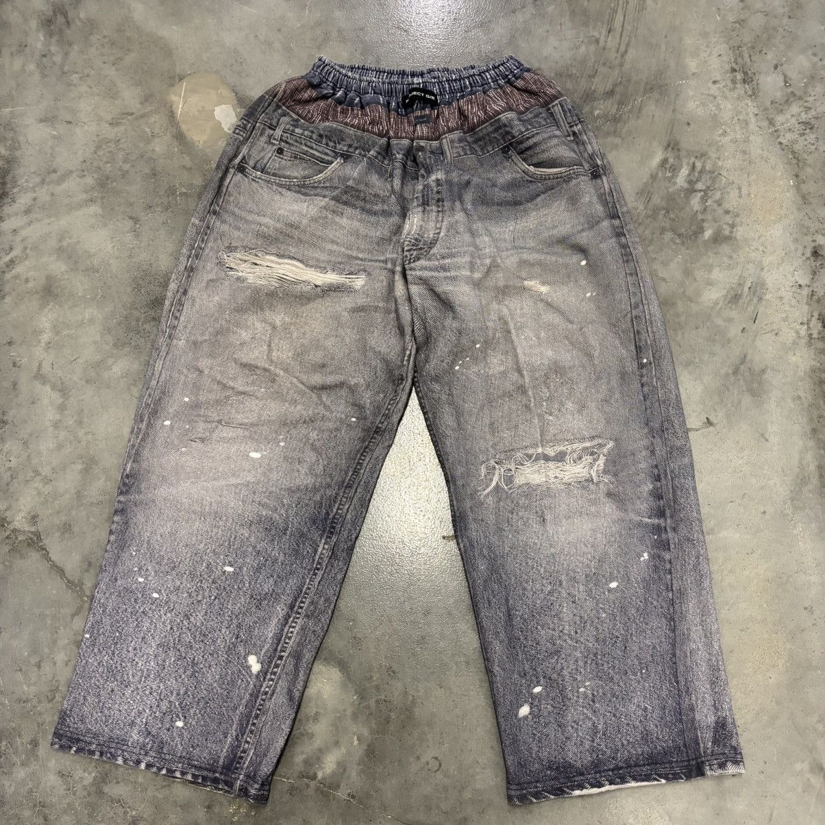 PROJECT G/R Project G/R Trompe-L'ŒIL Denim Pants Sz 3 | Grailed