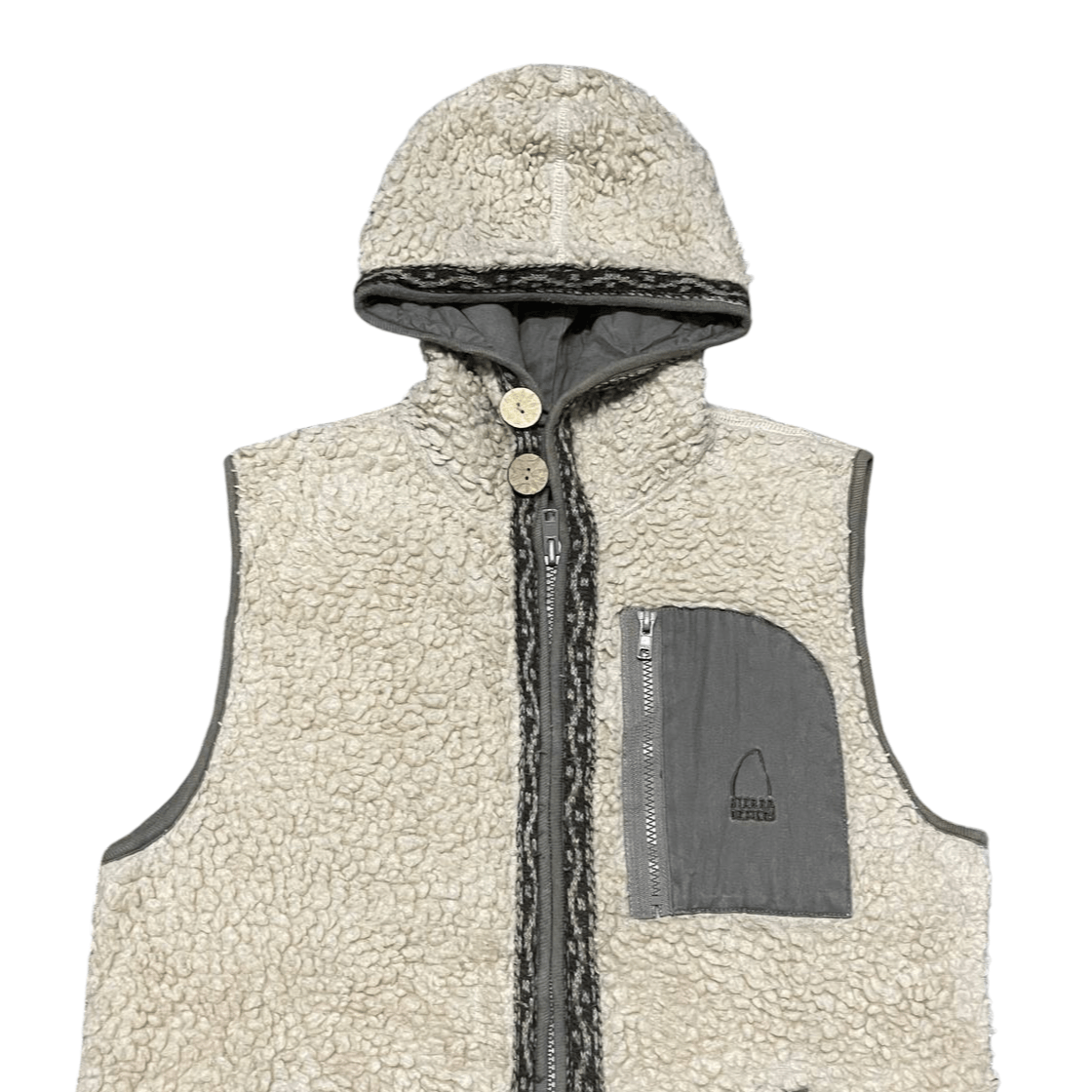 Sierra Designs Vintage Sierra Designs Fleece Hooded Vest Sherpa Size US M / EU 48-50 / 2 - 2 Thumbnail