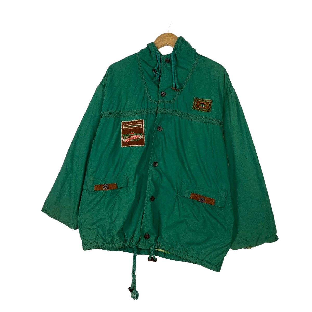 Japanese Brand SABUROKU PJP CLUB PARKA HOODIE JACKET Size US L / EU 52-54 / 3 - 2 Thumbnail