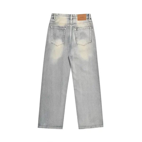 Japanese Brand Kagawa x Akai Washed distressed loose straight jeans Size US 32 / EU 48 - 8 Thumbnail