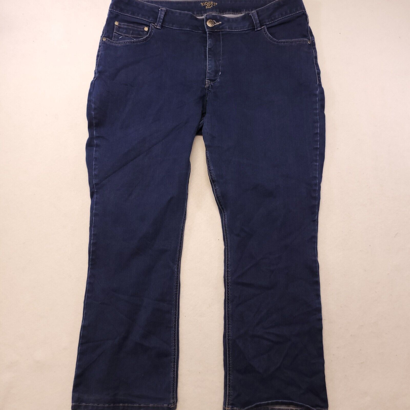 Lee Riders by Lee Casual Button Denim Jeans Womens Size 20 Blue Size 42" / US 20 - 2 Thumbnail
