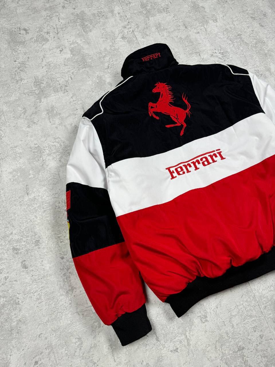 Vintage RARE Vintage Ferrari Racing Bomber Jacket Formula-1 Big Logo Size US M / EU 48-50 / 2 - 10 Thumbnail