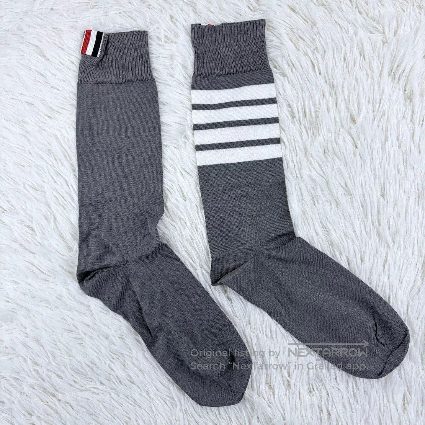 THOM BROWNE S22 Striped Knit Over.