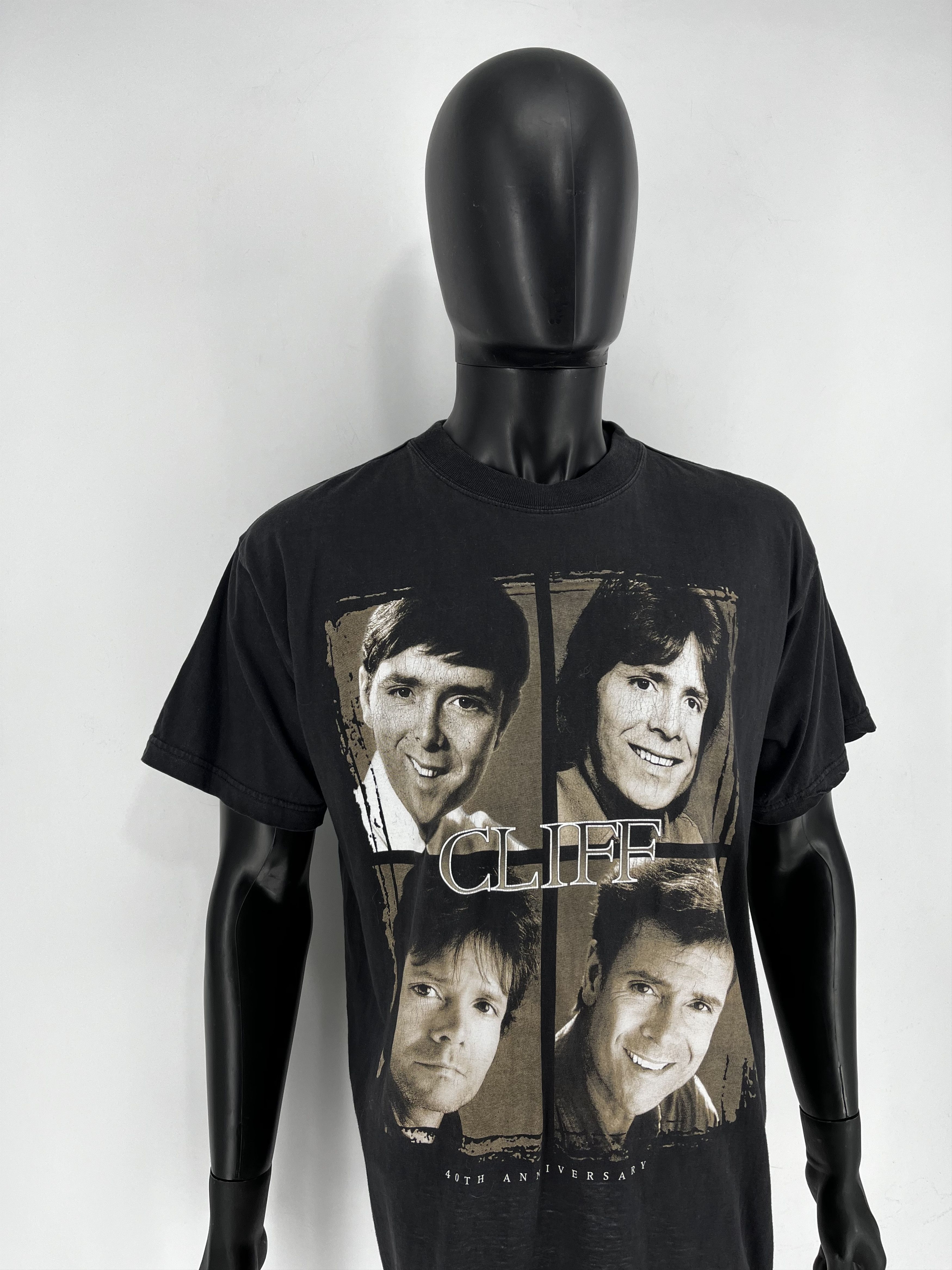Band Tees × Vintage Vintage Cliff Richard T Shirt Australia NZ Anniversary 1998 Size US L / EU 52-54 / 3 - 3 Thumbnail