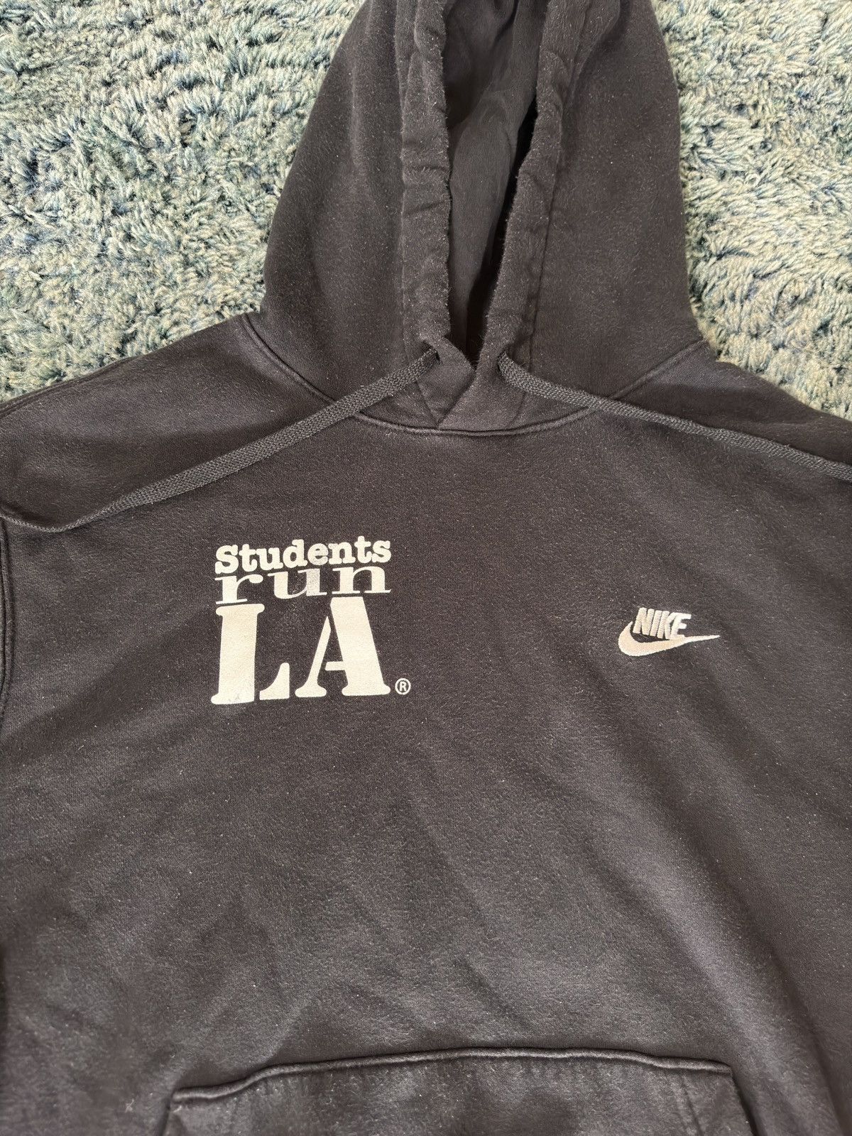 Nike Rare Nike Students Run LA Marathon 2022 Black Medium Hoodie Size US M / EU 48-50 / 2 - 2 Thumbnail
