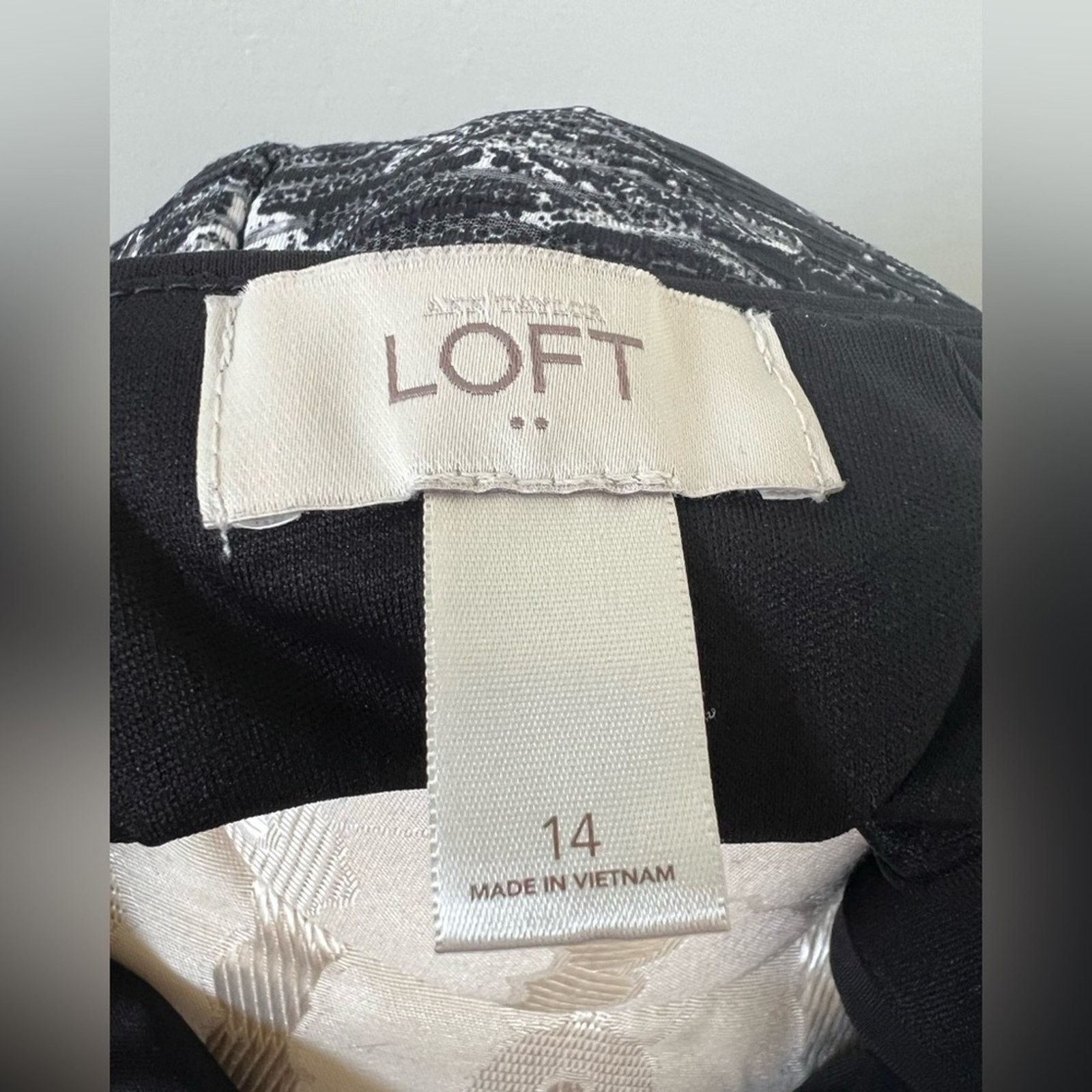 Loft Loft Classic Sleeveless A-Line Knee Length Dress Size 14 Size XL / US 12-14 / IT 48-50 - 5 Thumbnail
