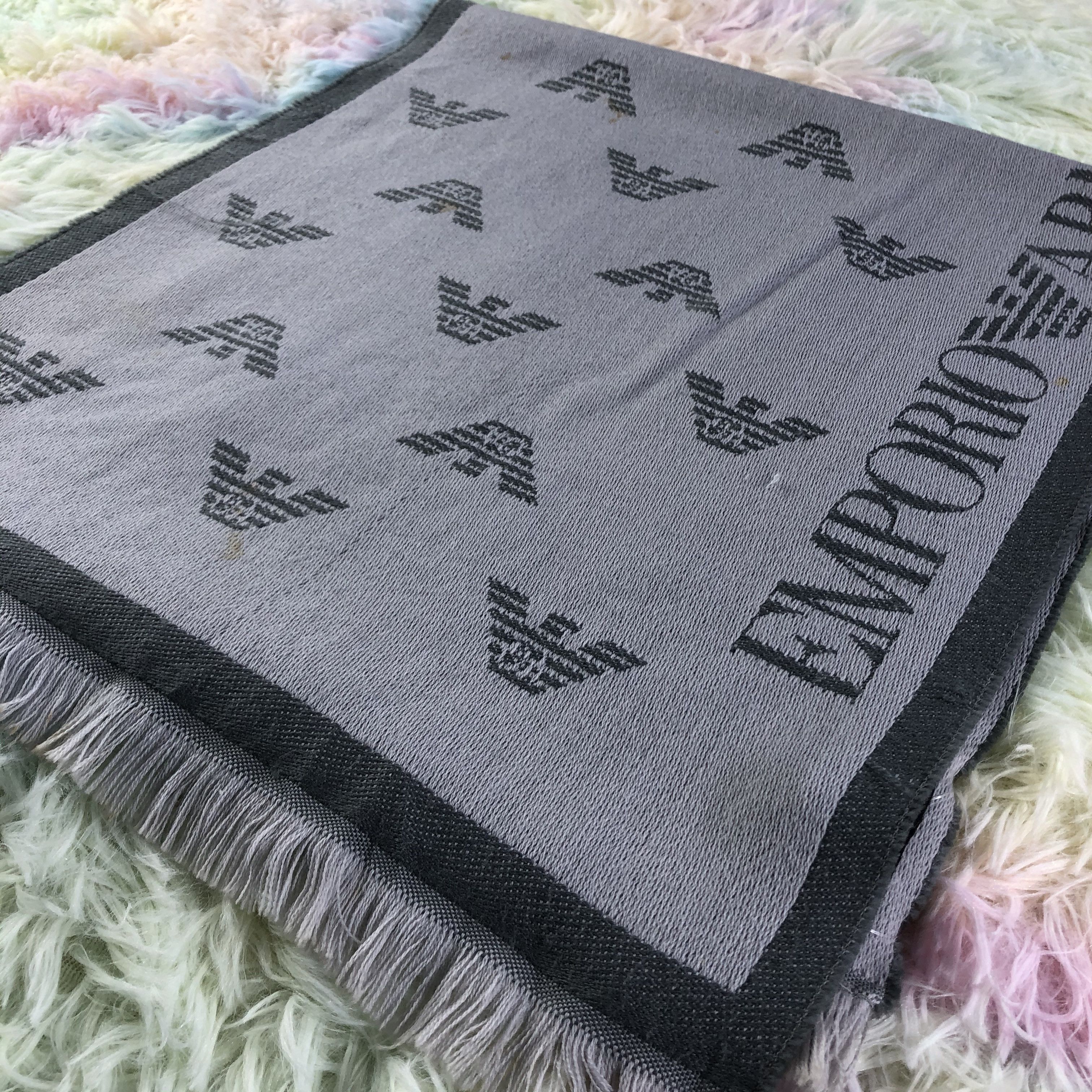 Emporio Armani × Vintage Emporio Armani Scarf / Muffler / Neckwear Size ONE SIZE - 10 Thumbnail