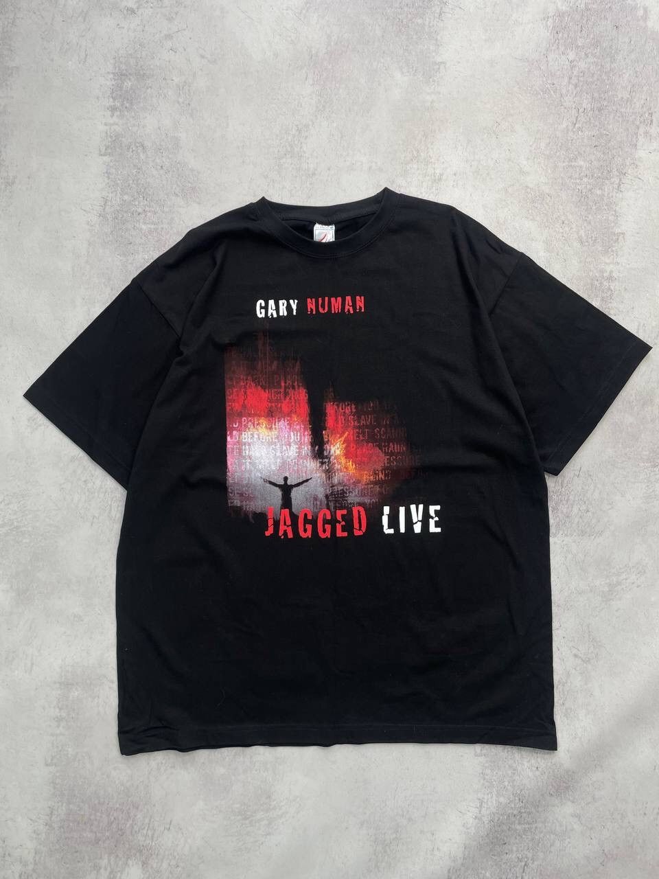 Band Tees × Japanese Brand × Vintage Vintage Gary Numan Jagged Live Tour 2007 Tee T-Shirt Y2K Size US XL / EU 56 / 4 - 1 Thumbnail