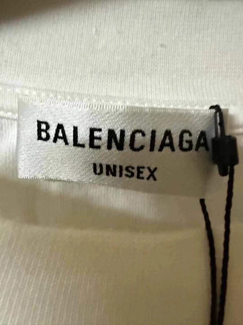 Balenciaga Balenciaga Jelly pink logo white long sleeve Size US M / EU 48-50 / 2 - 3 Thumbnail