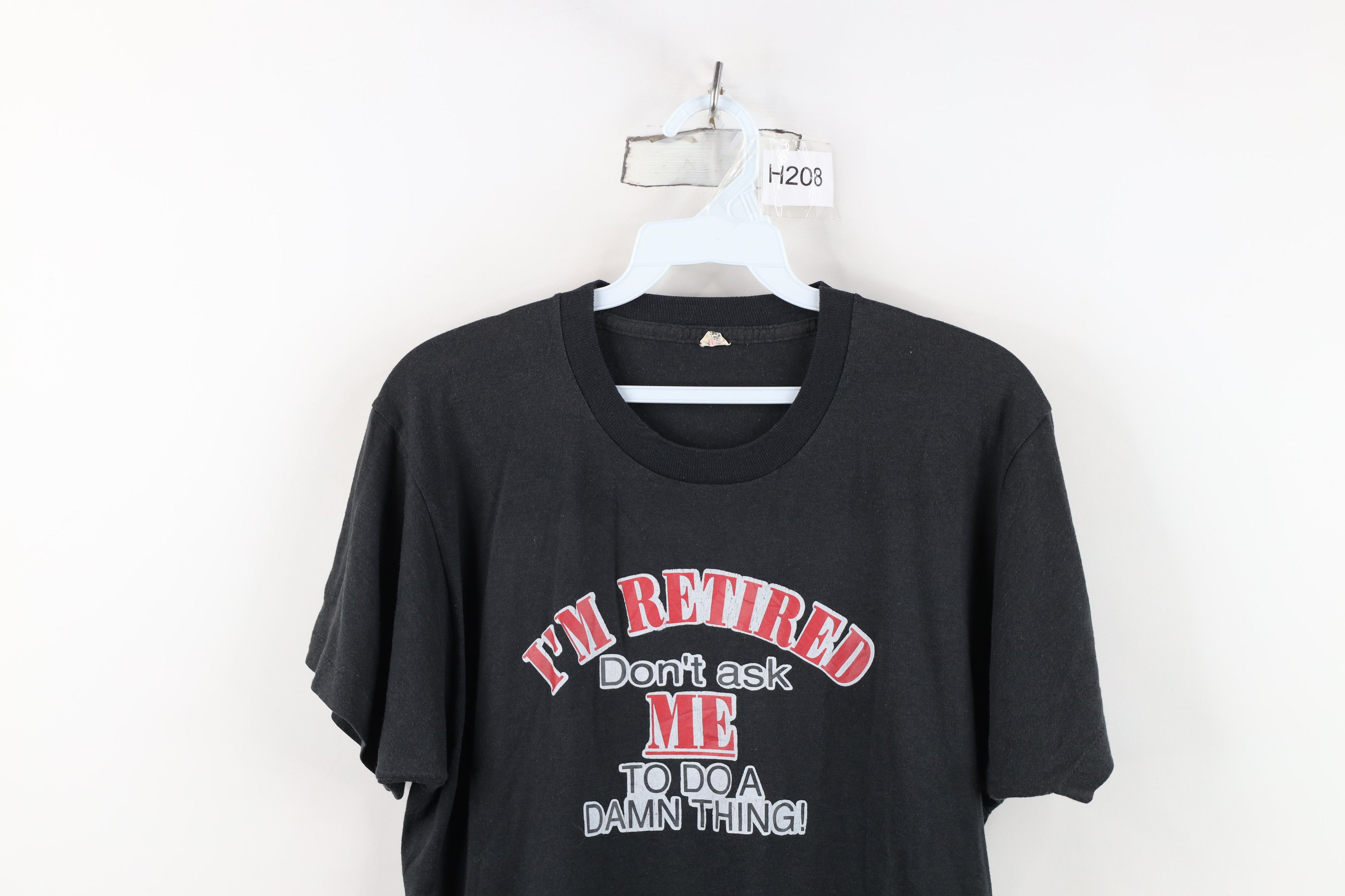 Vintage Vintage 80s Don't Ask Me To Do A Damn Thing T-Shirt USA Size US L / EU 52-54 / 3 - 2 Thumbnail