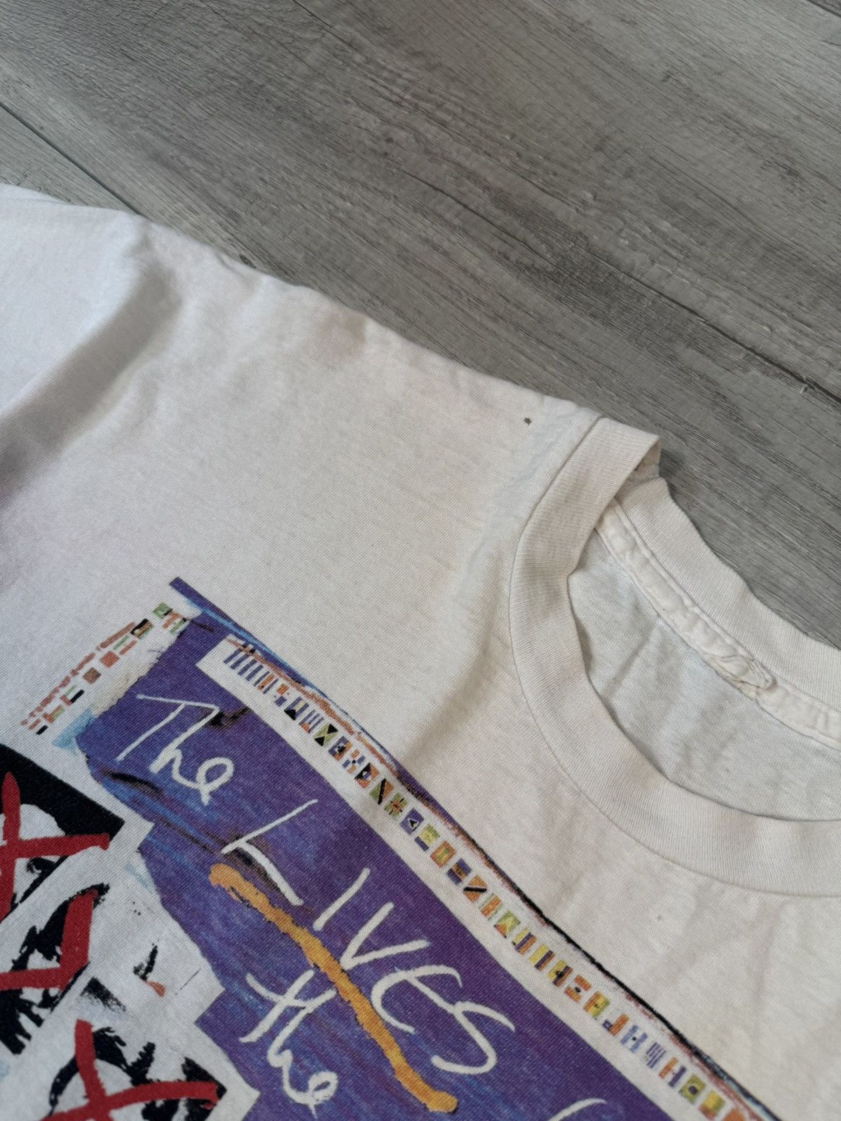 Vintage 1993 Amnesty Criminal Art Graphic Tee 90s Single Stitch Size US L / EU 52-54 / 3 - 7 Thumbnail