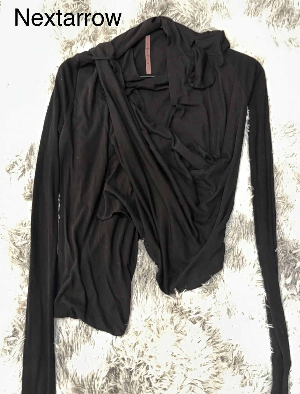 Rick Owens Rick Owens black top cardigan sweater 2412-Nextarrow Size US M / EU 48-50 / 2 - 1 Thumbnail