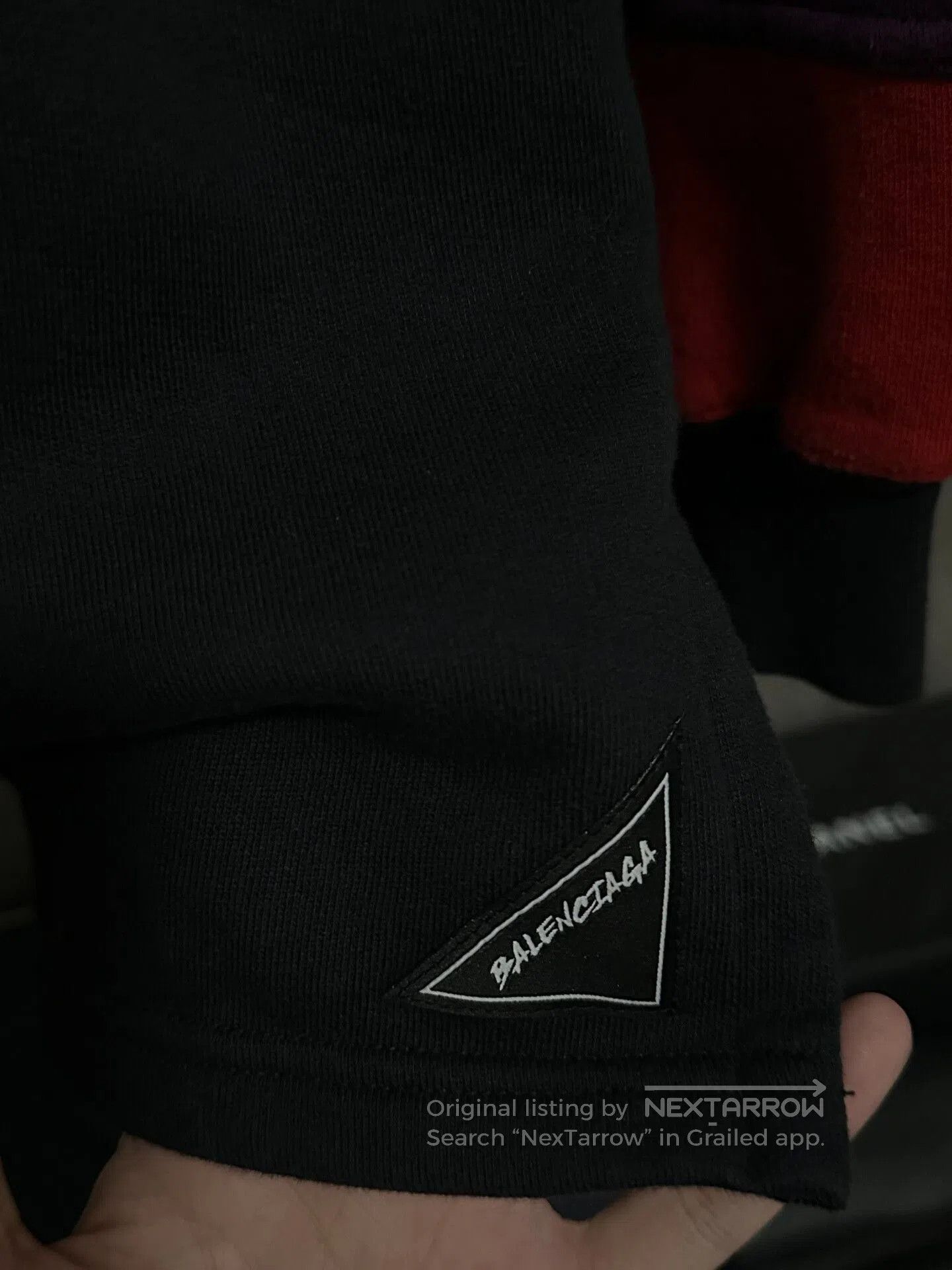 Balenciaga balenciaga red high-neck half-zip sweatshirt. Size US M / EU 48-50 / 2 - 7 Thumbnail