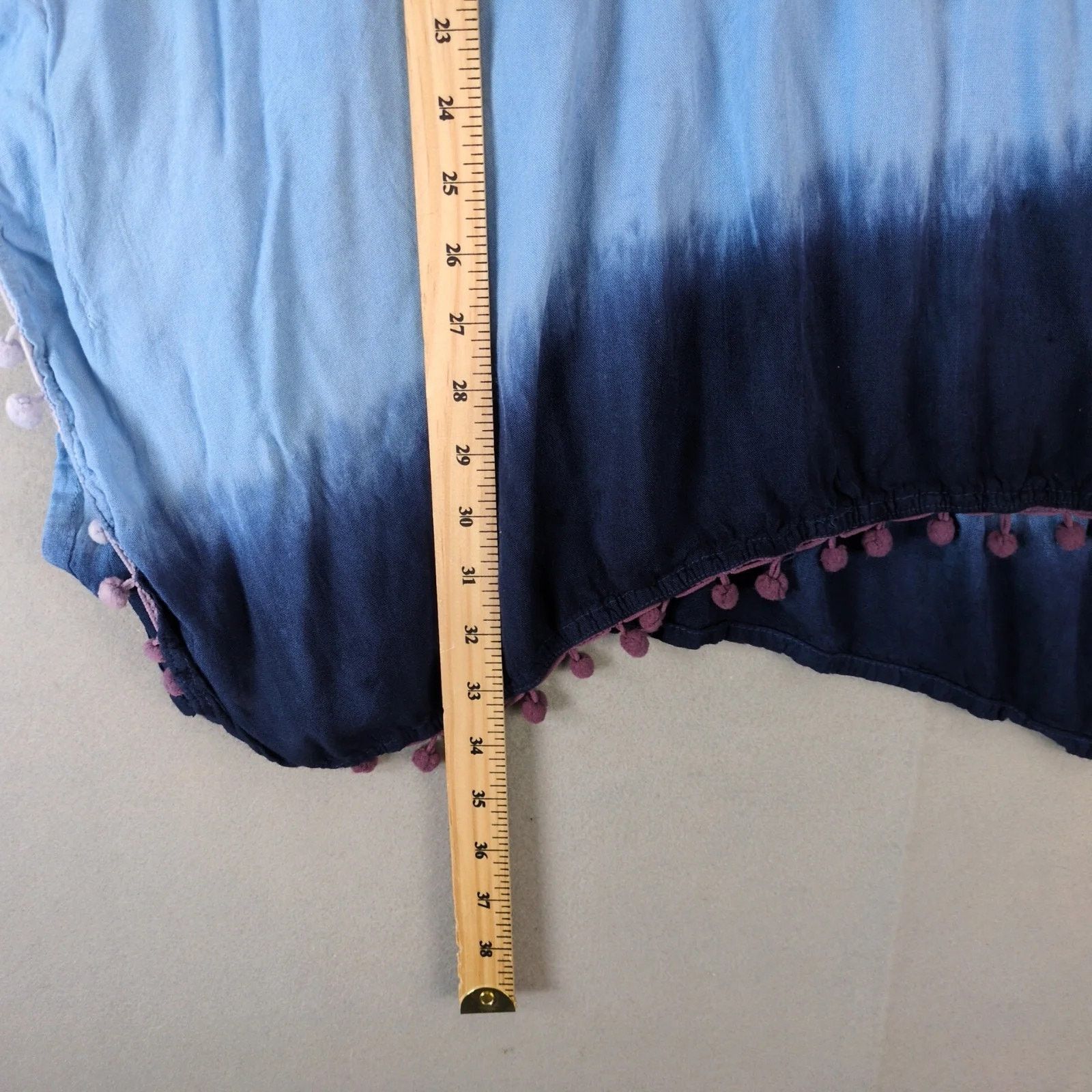 Other Emily Stacy Blue Tie Dye Coverall Tunic Top Women's OSFA Size ONE SIZE - 7 Thumbnail
