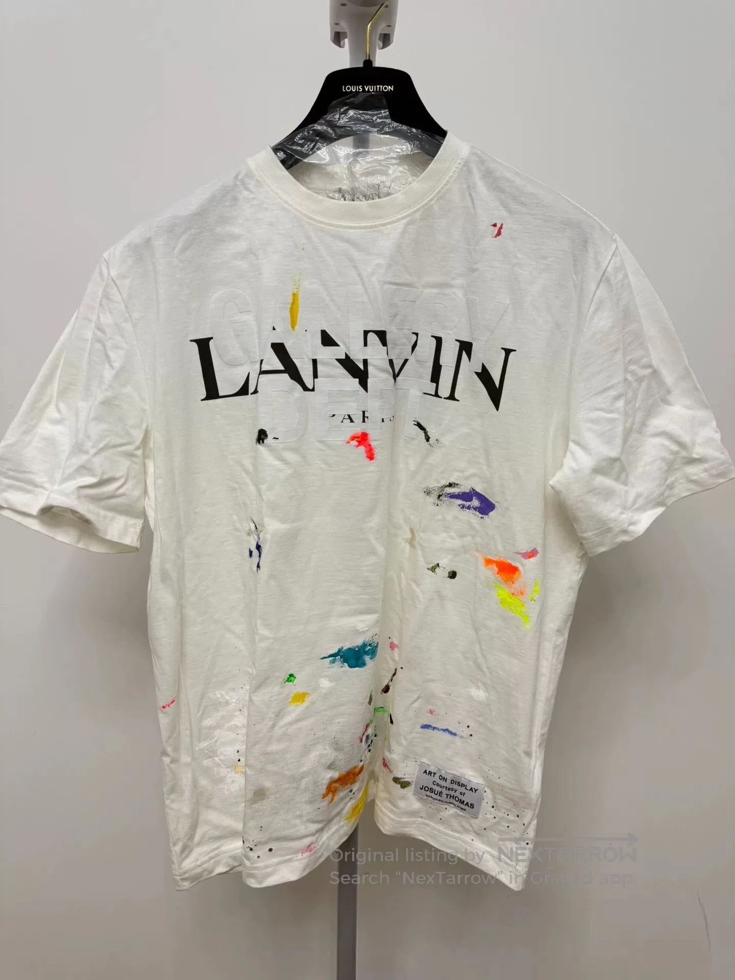Gallery Dept. Lanvin x Gallery Dept Splatter Short Sleeve T. Size US XL / EU 56 / 4 - 1 Thumbnail