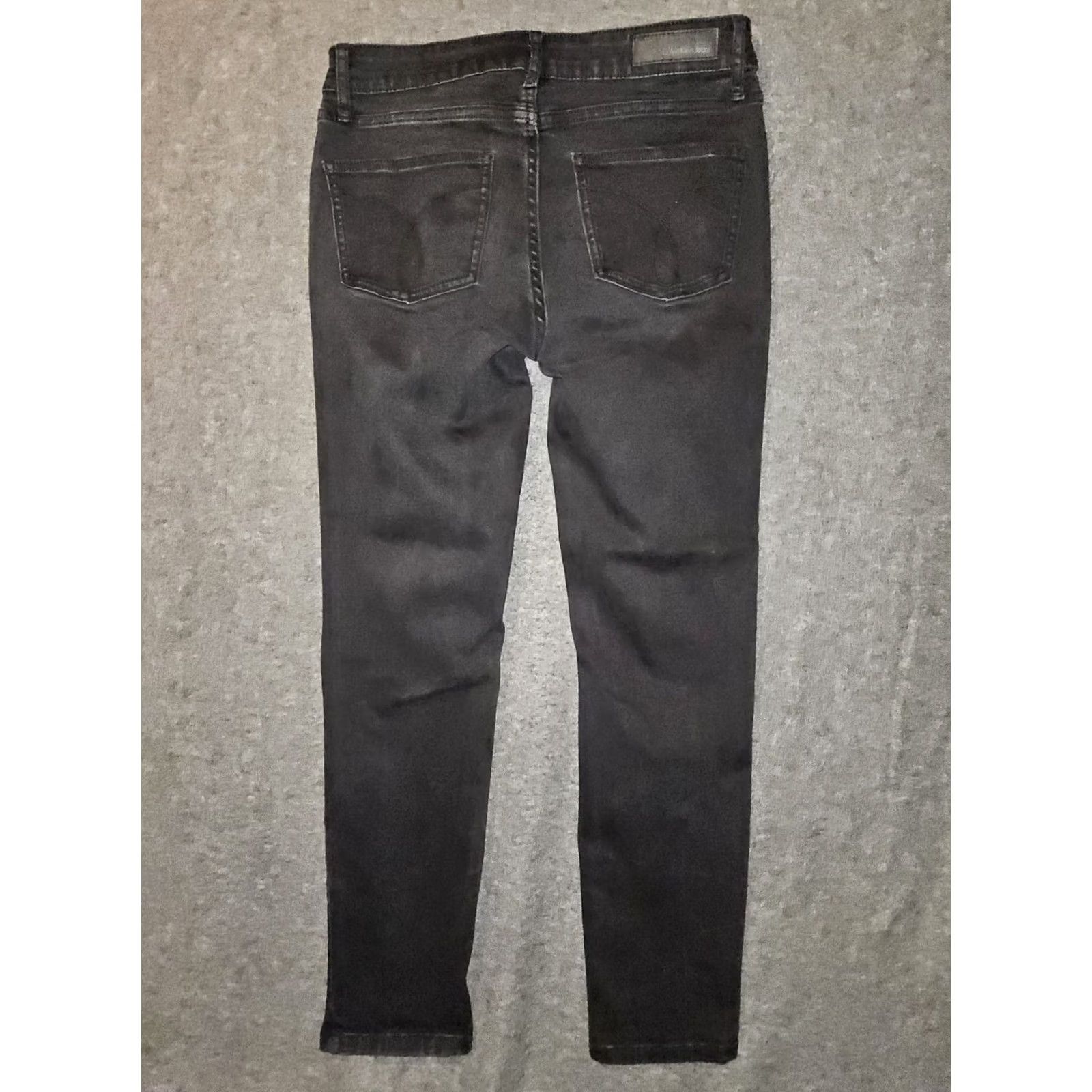 Calvin Klein Calvin Klein Jeans Womens 4 Black Skinny Ankle Women Low Rise Stretch Casual Preppy Size 27" / US 4 / IT 40 - 7 Thumbnail
