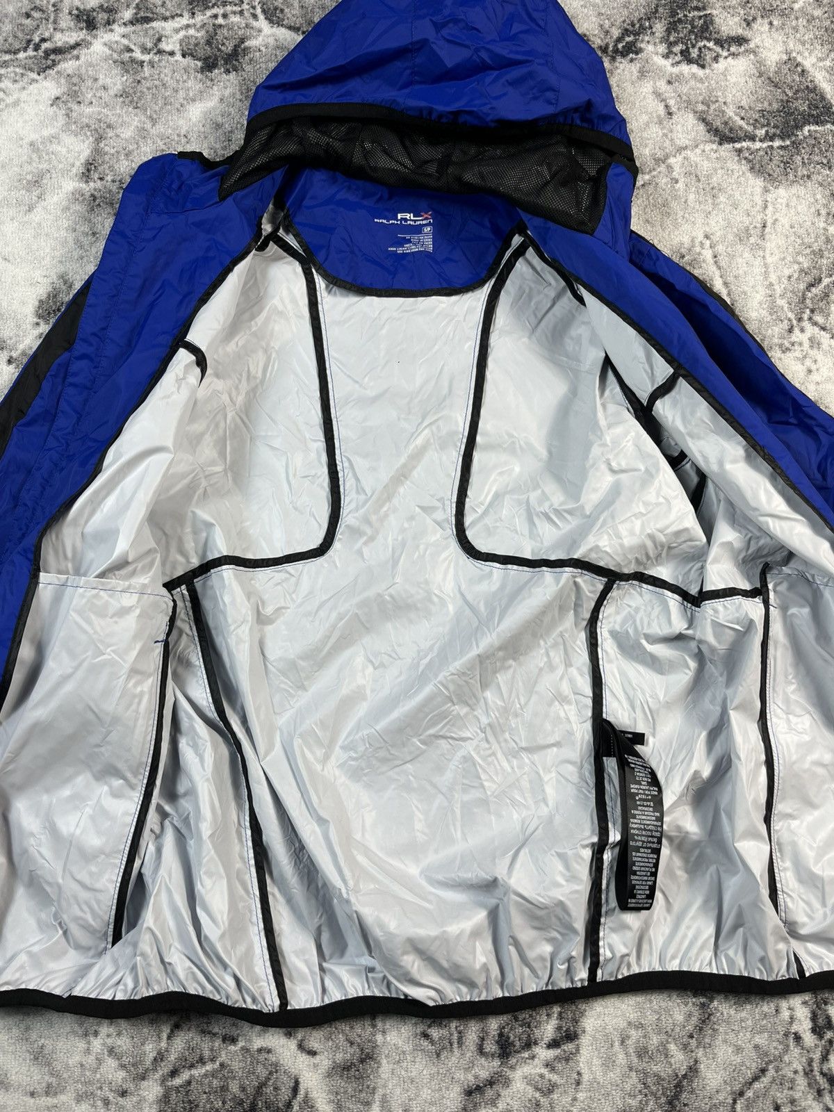 Polo Ralph Lauren RLX Ralph Lauren Blue Hooded Jacket Lightweight Fits S-M Size US S / EU 44-46 / 1 - 8 Thumbnail
