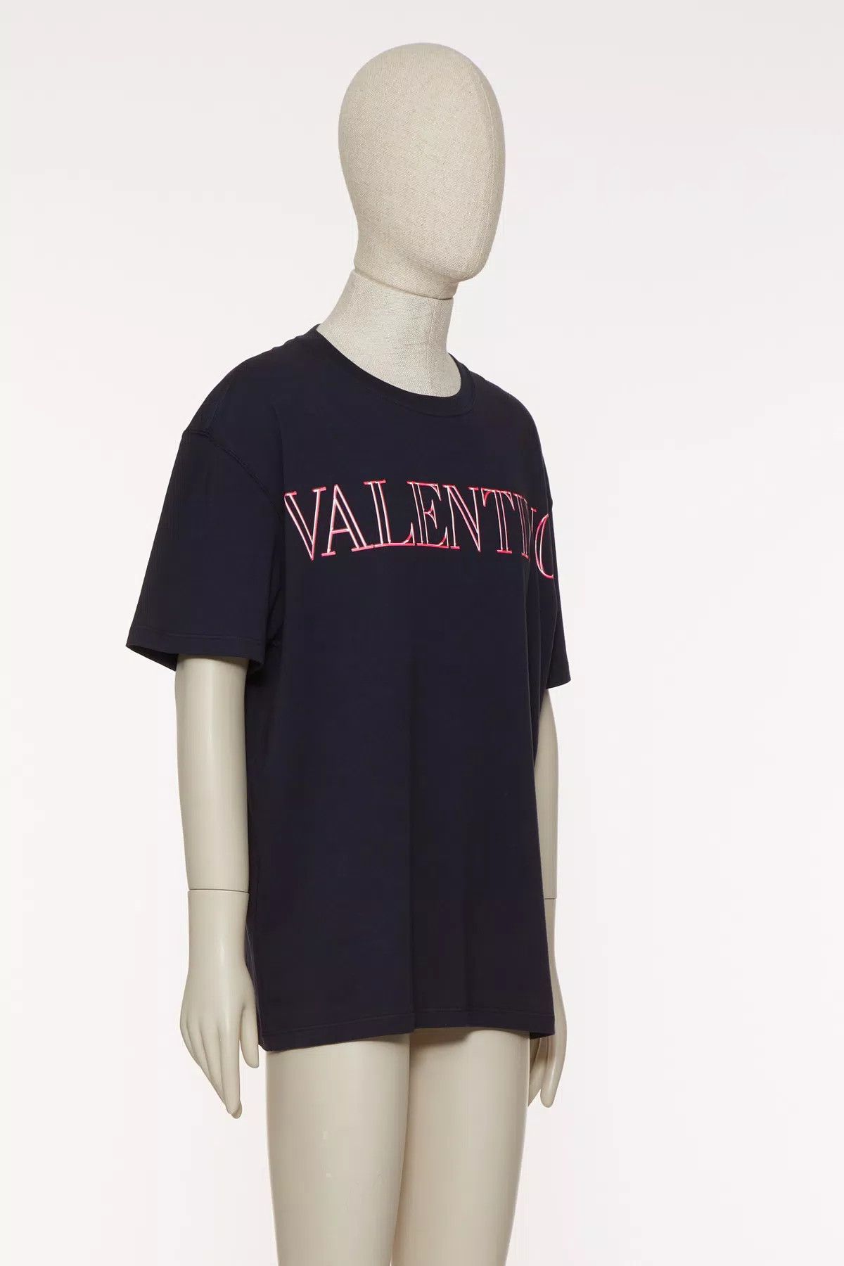 Valentino oc11z0725 T-Shirt With Neon Universe Print in Navy Blue Size US S / EU 44-46 / 1 - 2 Thumbnail