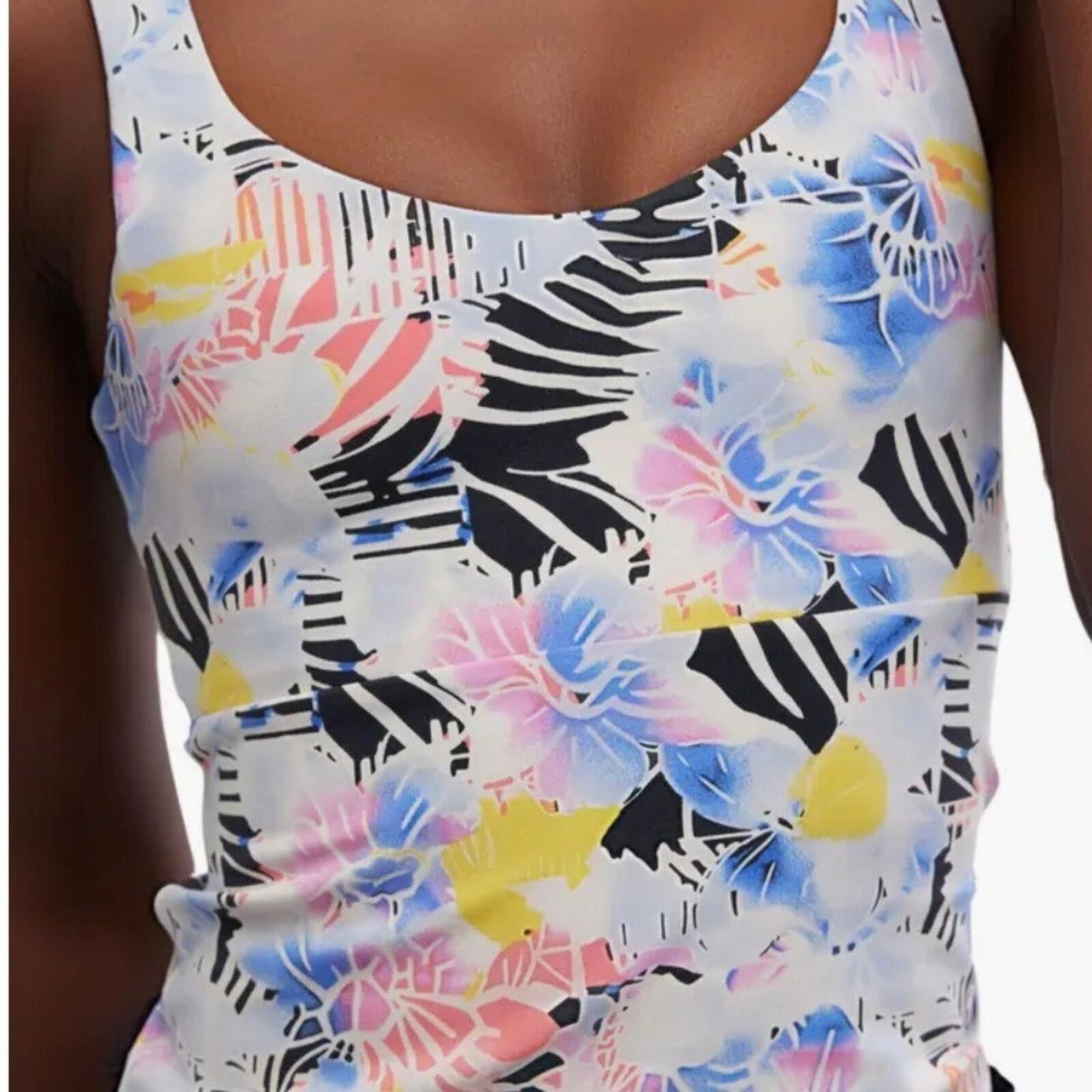 Free People Free People Multicolor Active Floral Tank Top, Size M Size M / US 6-8 / IT 42-44 - 8 Thumbnail
