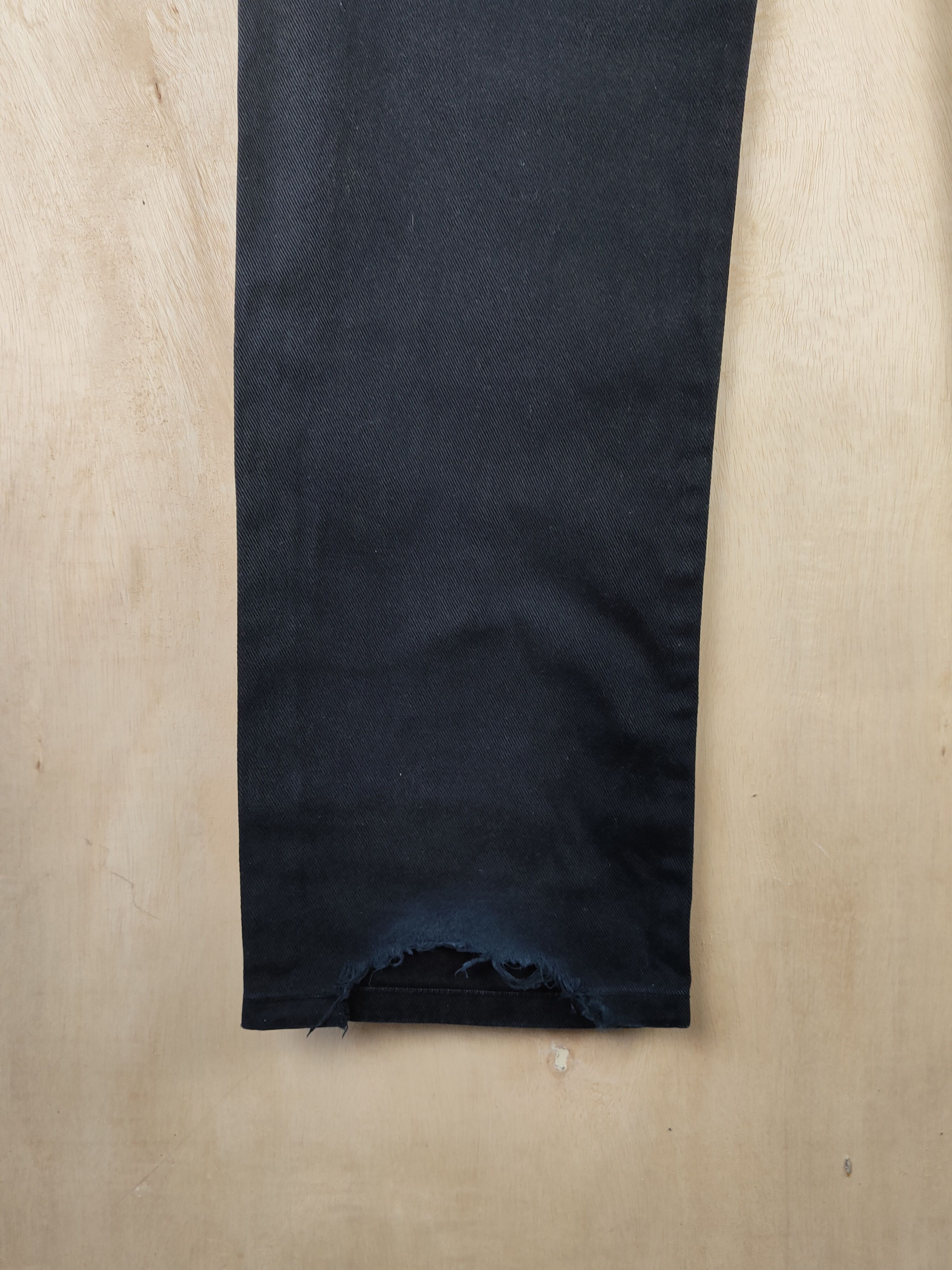 Japanese Brand Japanese Brand Black Distressed Ripped Jeans #S2489 Size US 32 / EU 48 - 9 Thumbnail