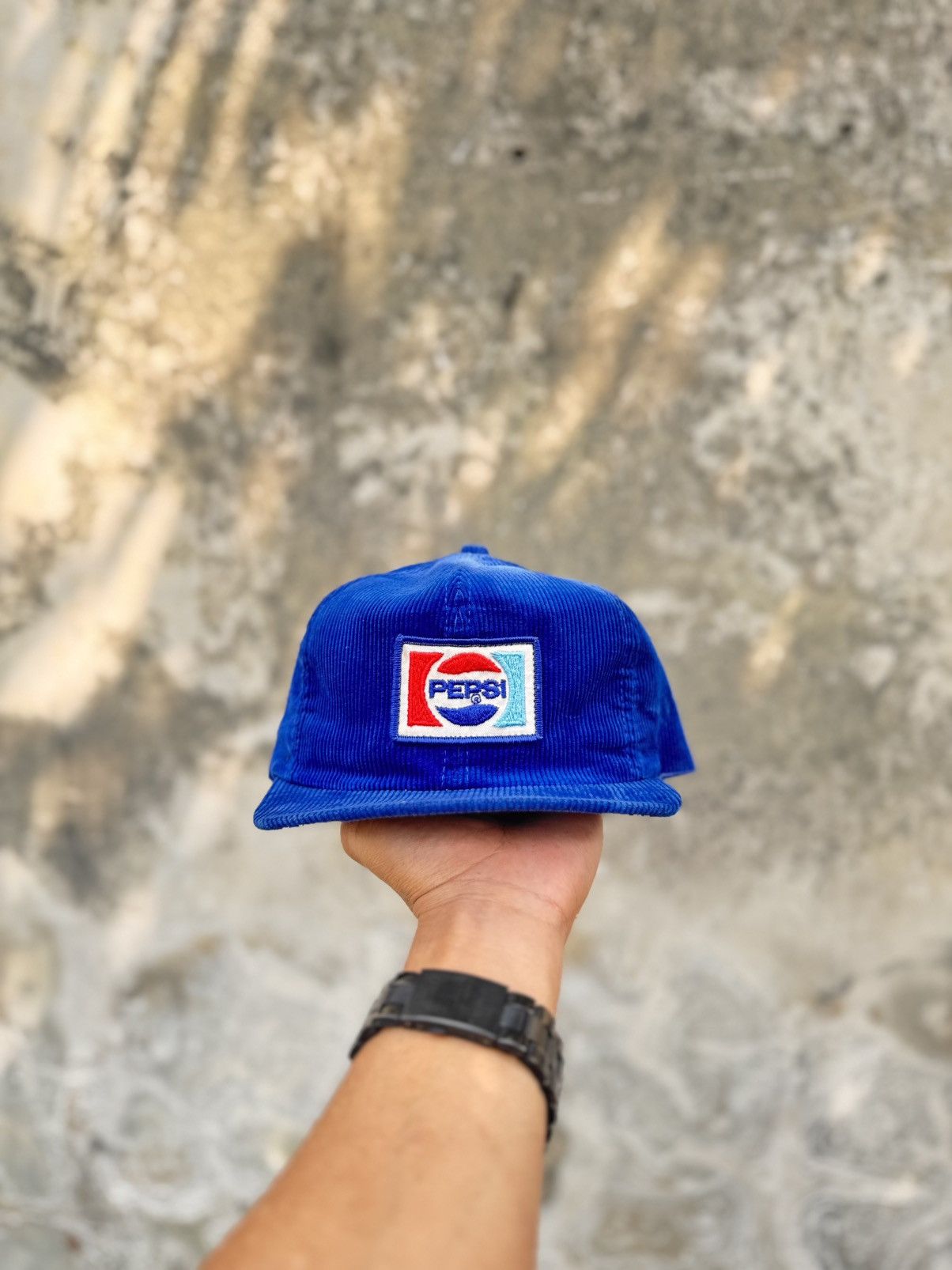Pepsi × Vintage Vintage Pepsi Corduroy Hat by K-produck Size ONE SIZE - 1 Thumbnail