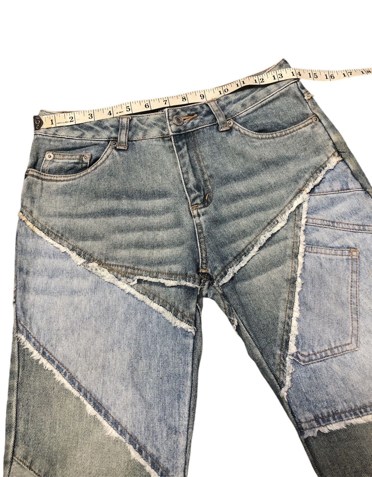 Other VINTAGE JOUER AUX ECHECH HAGI DENIM FLARED JEANS Size 28" / US 6 / IT 42 - 23 Thumbnail