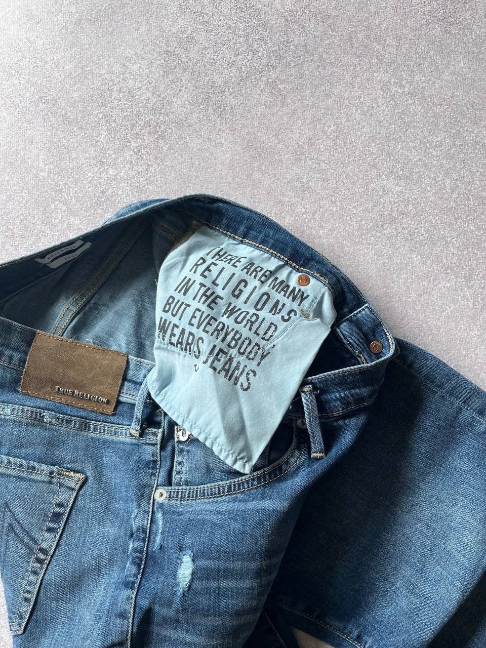 True Religion × Vintage Vintage True Religion Baggy Chief Keef Style Jeans 29 Size US 29 - 13 Thumbnail