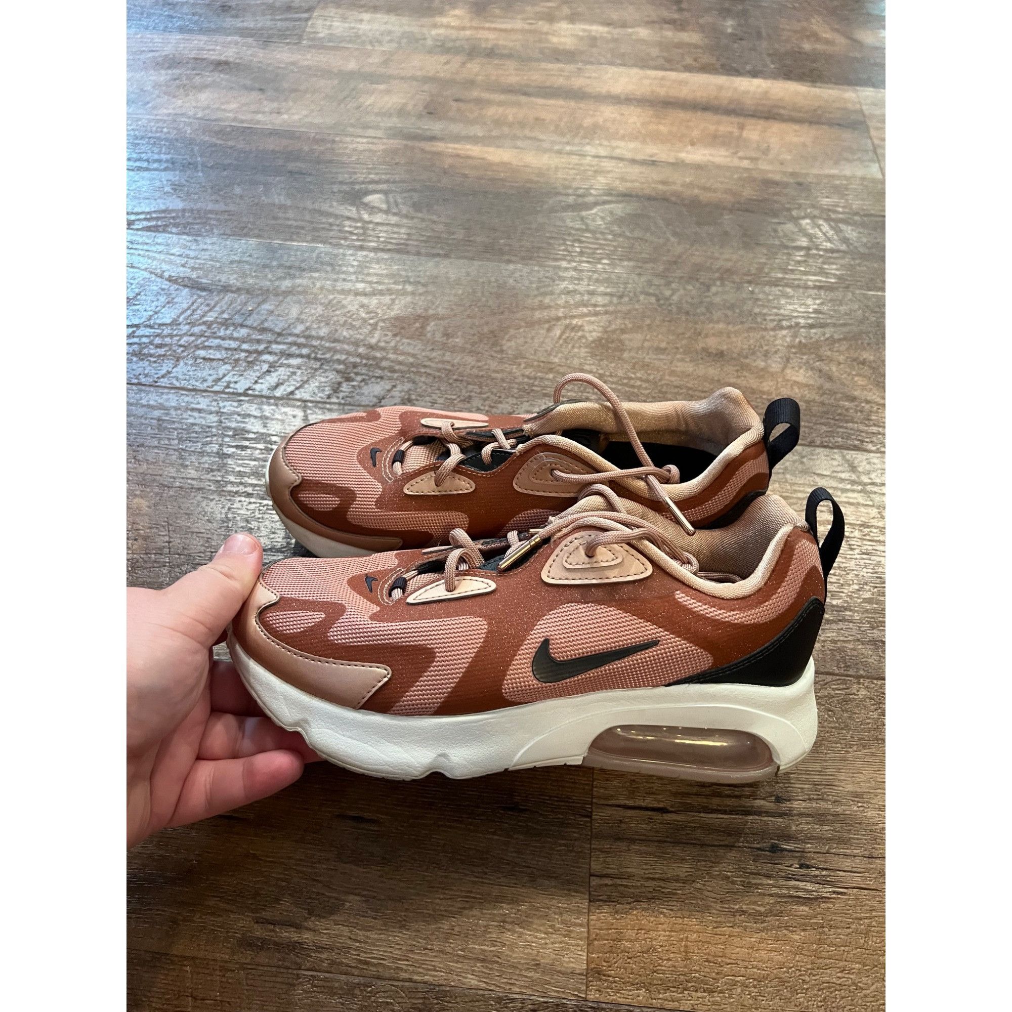 Nike Nike Air Max 200 CT1185-900 Brown Rose Gold Casual Shoes Sne Size US 7 / IT 37 - 3 Thumbnail
