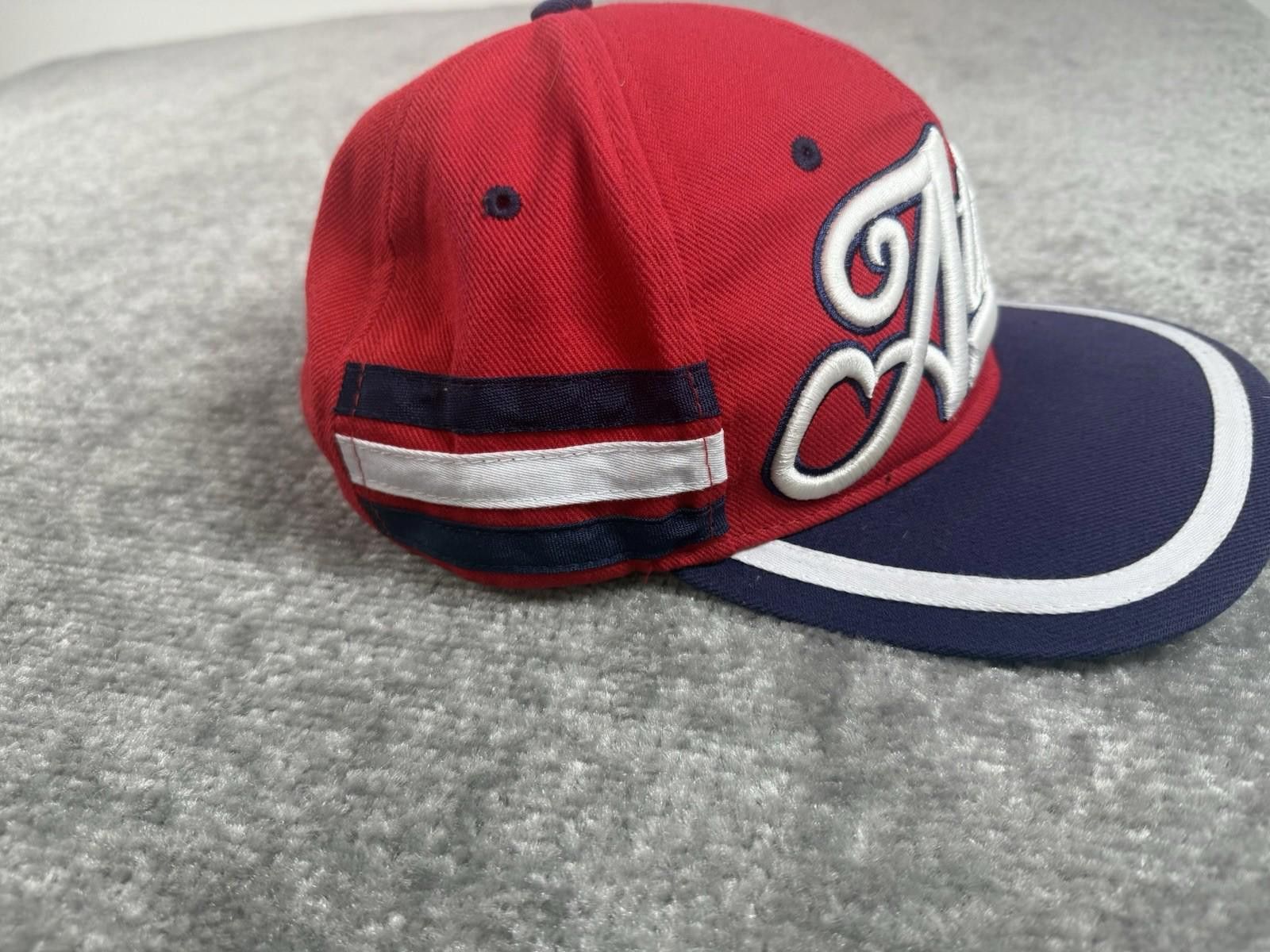 Other 70 Seven ATLANTA Snapback Hat RED WHITE & BLUE 3 Stripes Size ONE SIZE - 4 Thumbnail